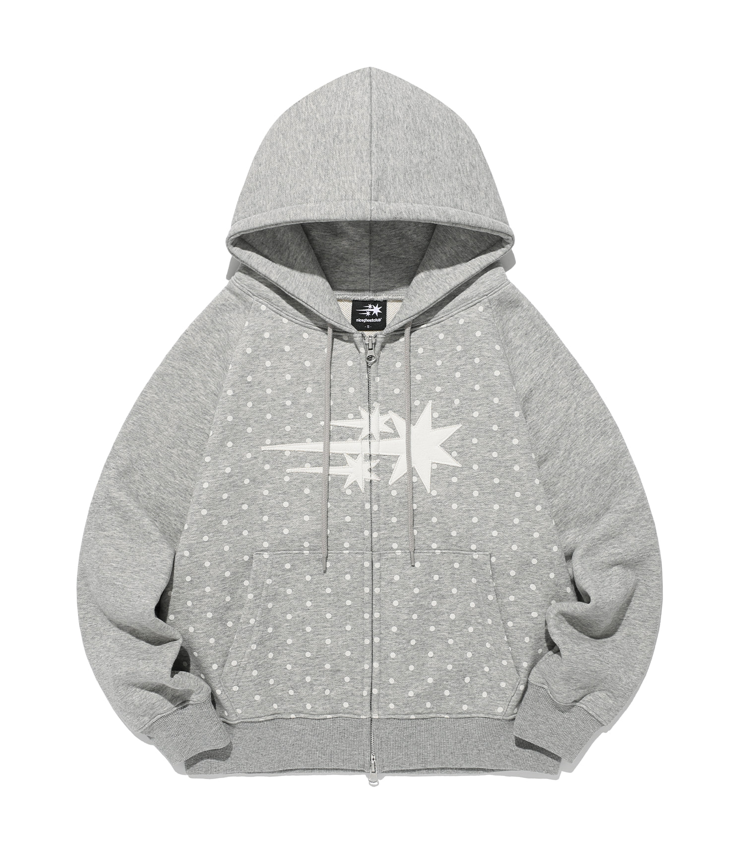 K-POPアイドル着用] 3STAR LOGO ZIP HOODIE_RED(NG2EFUM480A