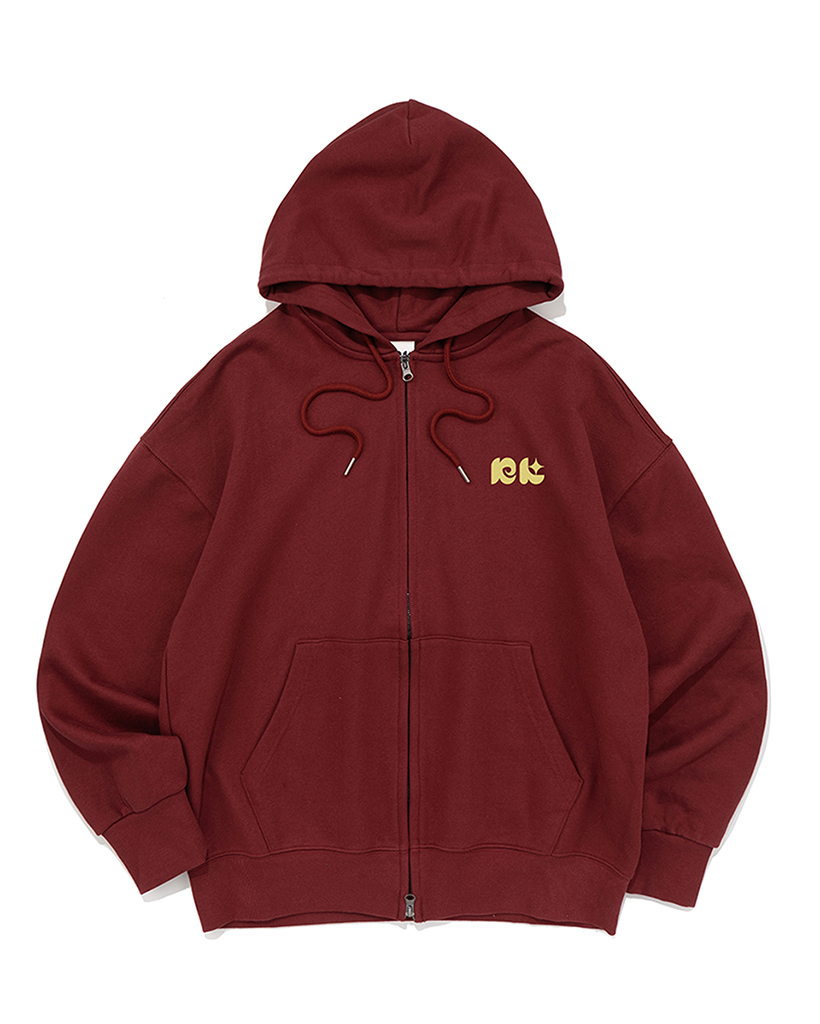 ccc. バーガンディ NET DIVIDE HOOD ZIP-UP (BURGUNDY) | ファッション通販サイト NUGU