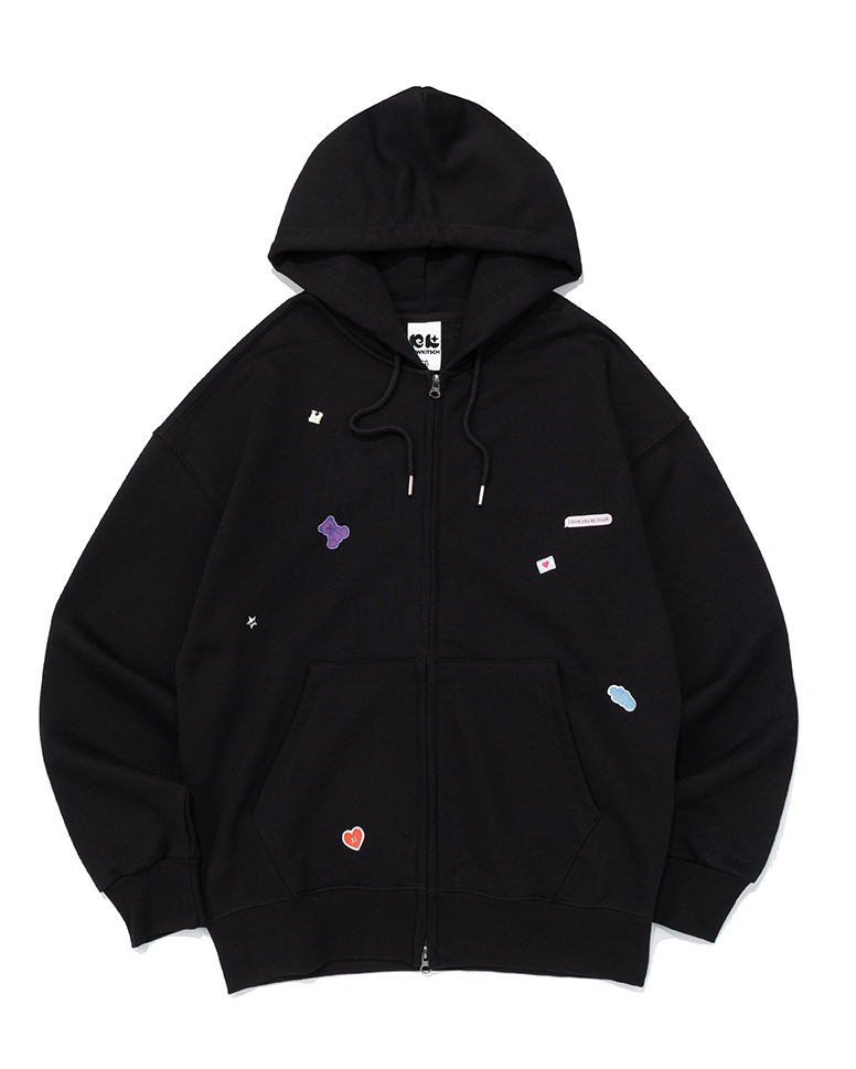 Sierra Hopi Heart Hooded Zip-Up Unisex (2 Colors) | ファッション