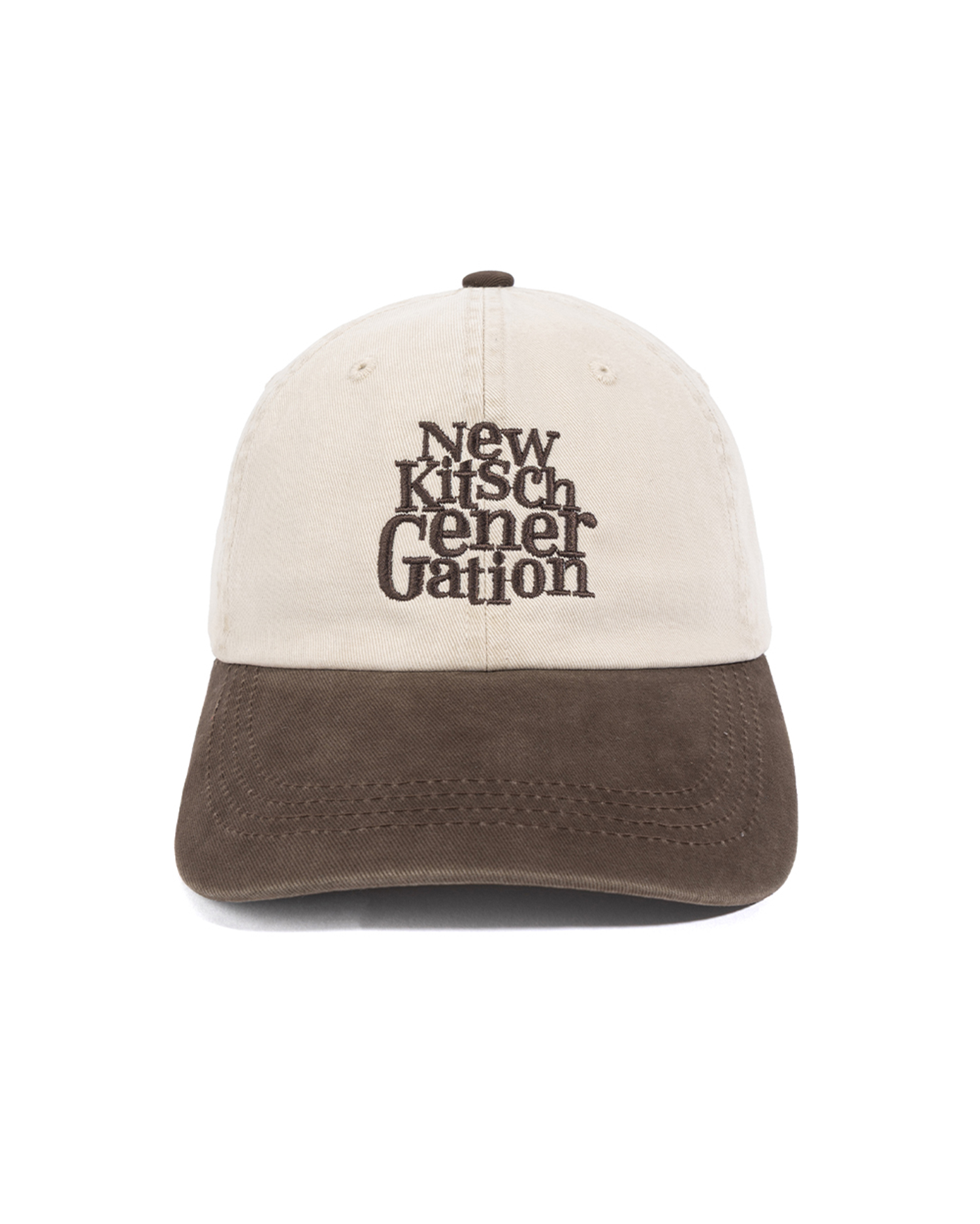 NKG CLASSIC LOGO TWO-TONE CAP (BROWN) | ファッション通販