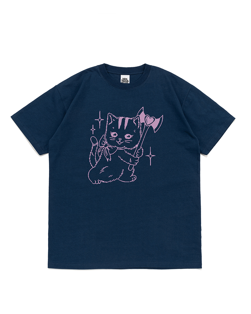 CIRCUS CAT SHORT SLEEVE (OCEAN BLUE) | ファッション通販 CIRCUS CAT SHORT SLEEVE (OCEAN BLUE) | ファッション通販
