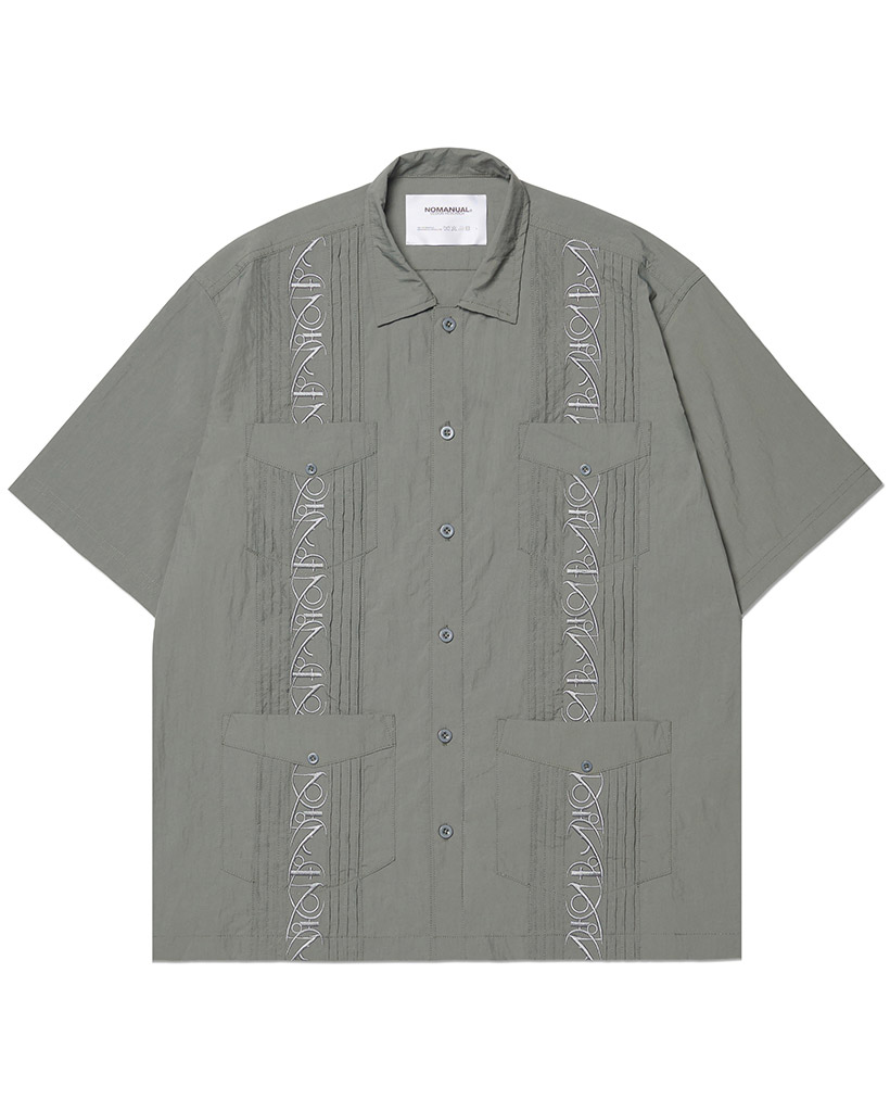 ★NOMANUAL★C.P WORK SHIRT C.P WORK SHIRT - CHARCOAL | ファッション通販サイト NUGU