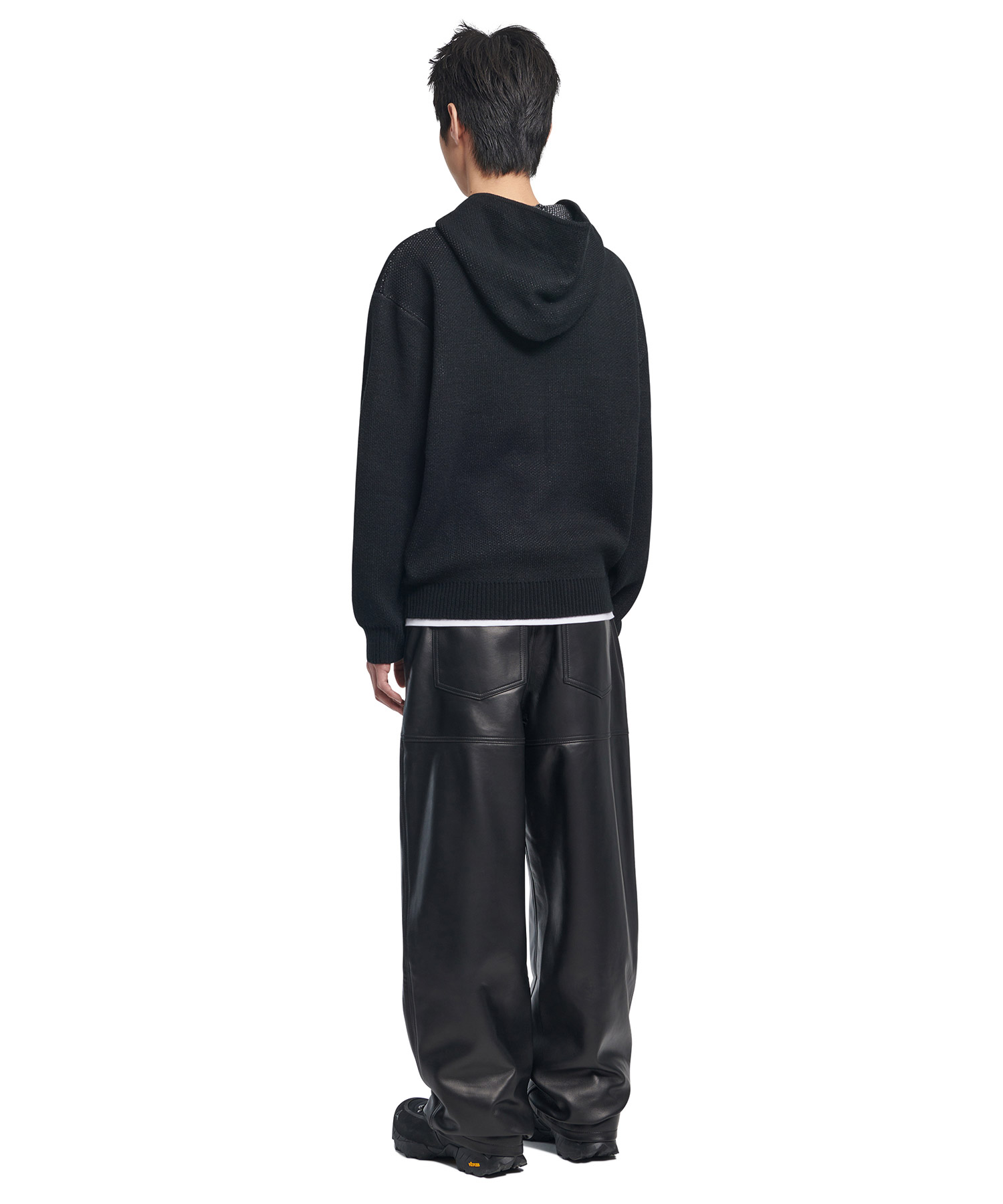 NM SKULL HAND COWICHAN HOODED ZIP-UP - BLACK | ファッション通販