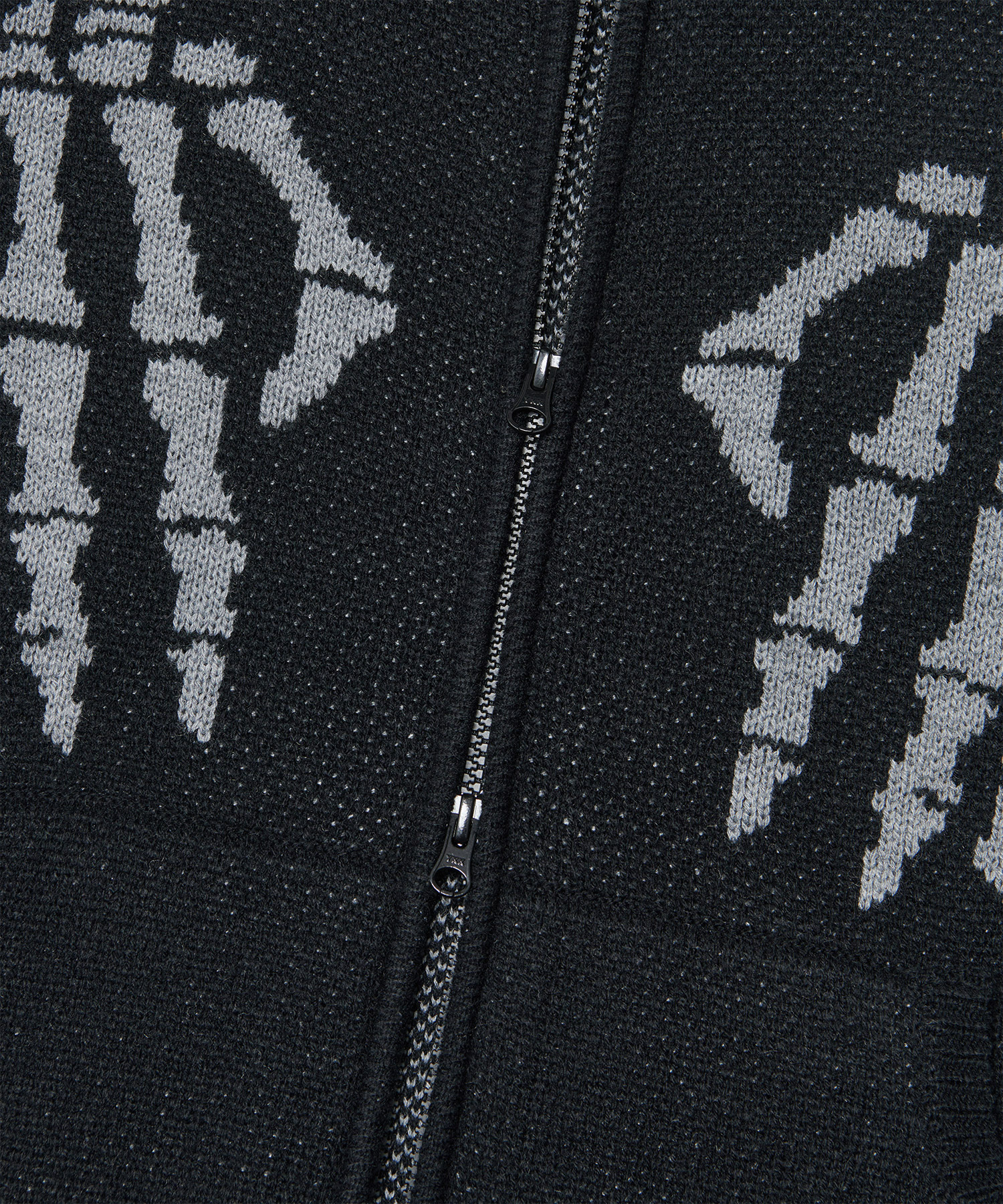 NM SKULL HAND COWICHAN HOODED ZIP-UP - BLACK | ファッション通販