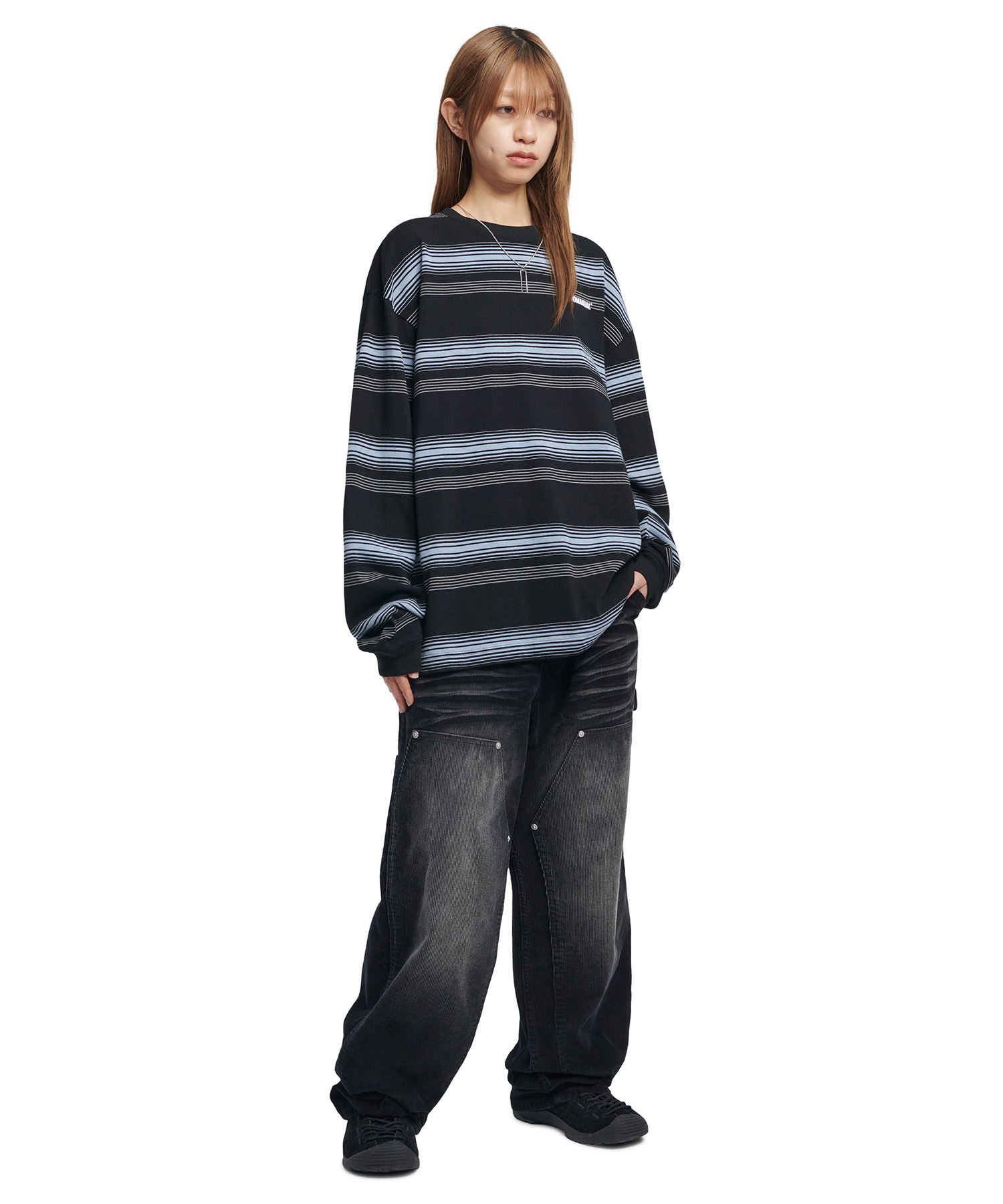 トップス gnu F/W] Essential crop long sleeves(5color) | ファッション通販