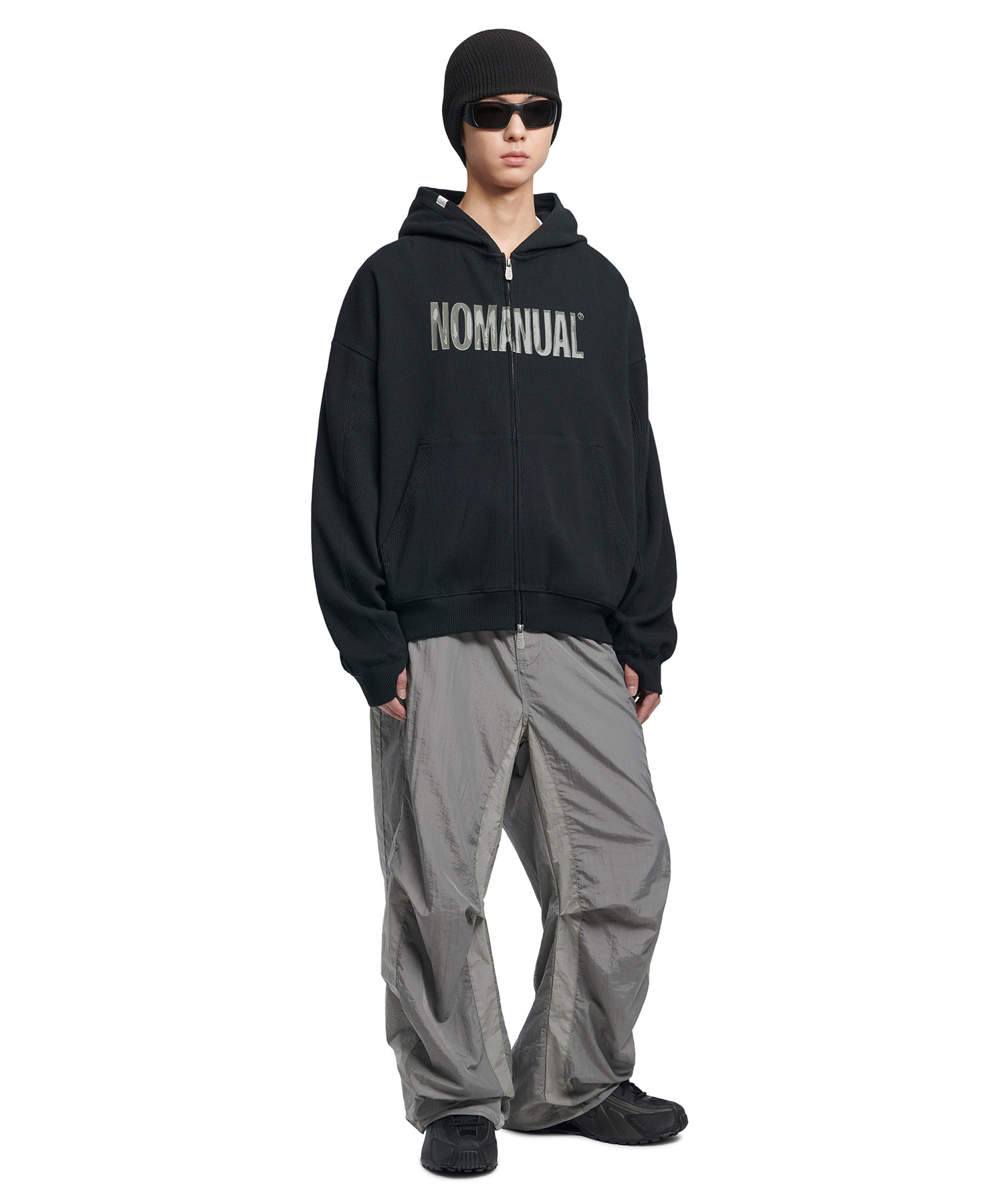 【NOMANUAL】OVERDYED D.F.L HOODED ZIP-UP NOMANUAL】OVERDYED LAYER HOODED ZIP-UP / 【ノーマニュアル