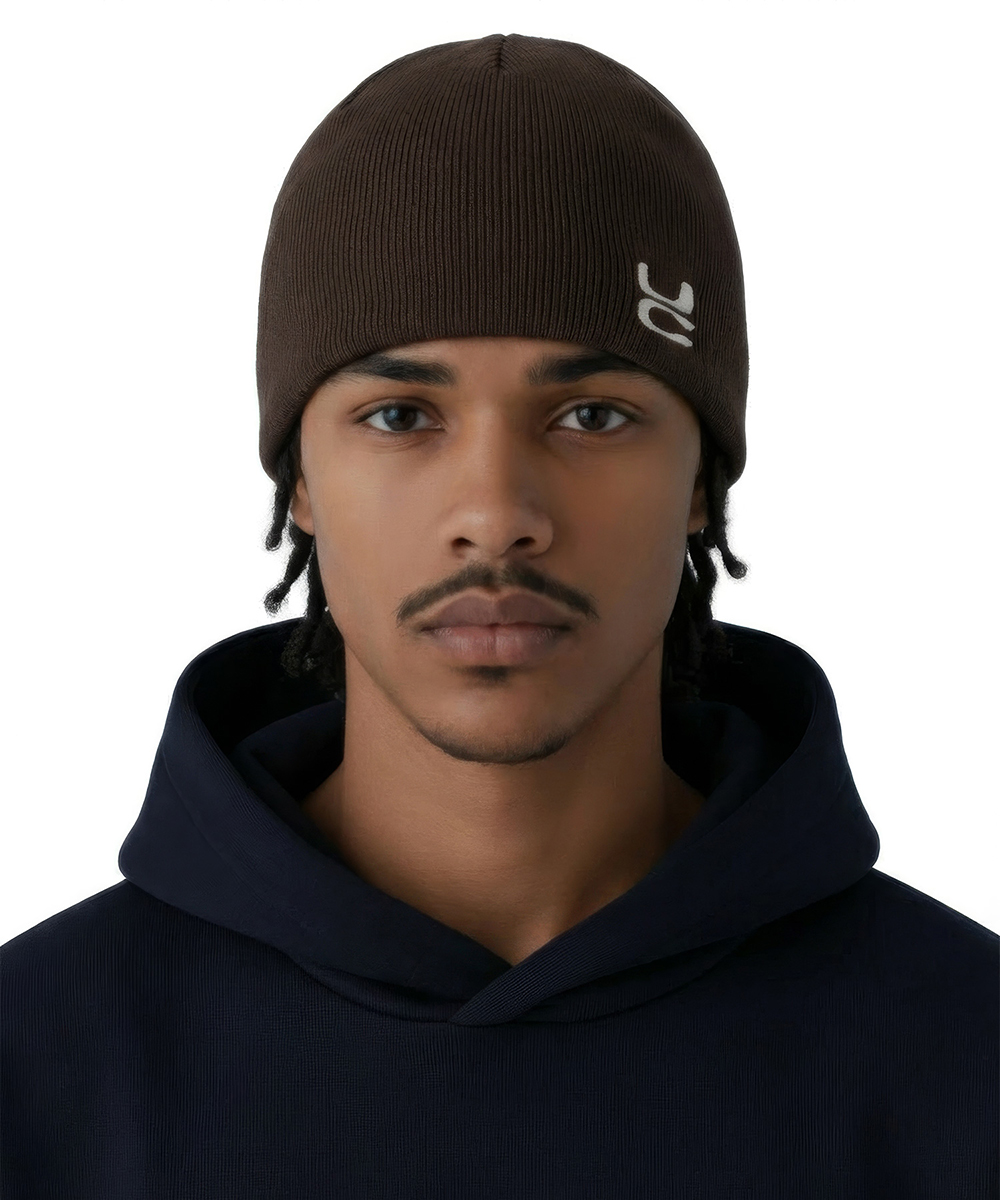 BEANIE / UC / NO CUFF / BROWN(四季折々ノ薄手ノﾋﾞーニー