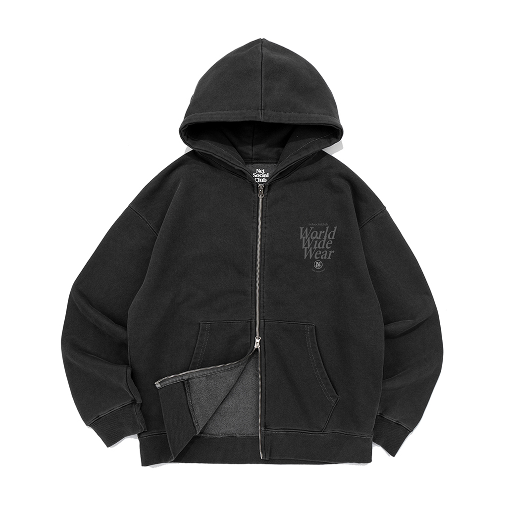 LOVE YUCK FOU HOODIE ZIP UP_KHAKI(NG2EFUM484A