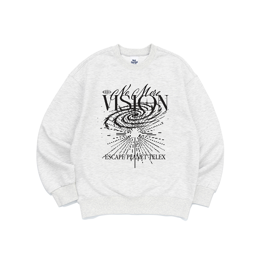 NO MORE VISION SWEATSHIRTS (LIGHT MELANGE)