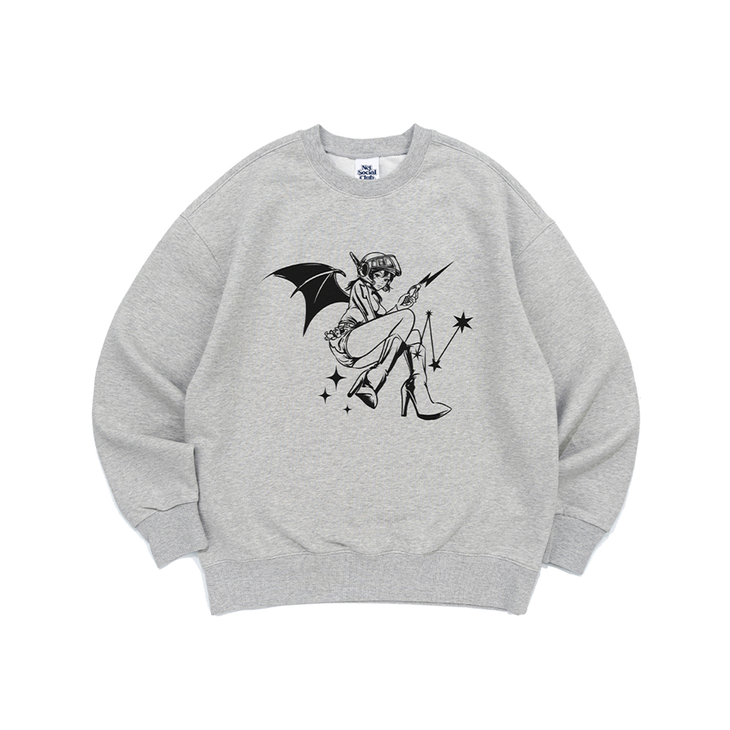 COSTUME PLAY GIRL SWEATSHIRTS (MELANGE)