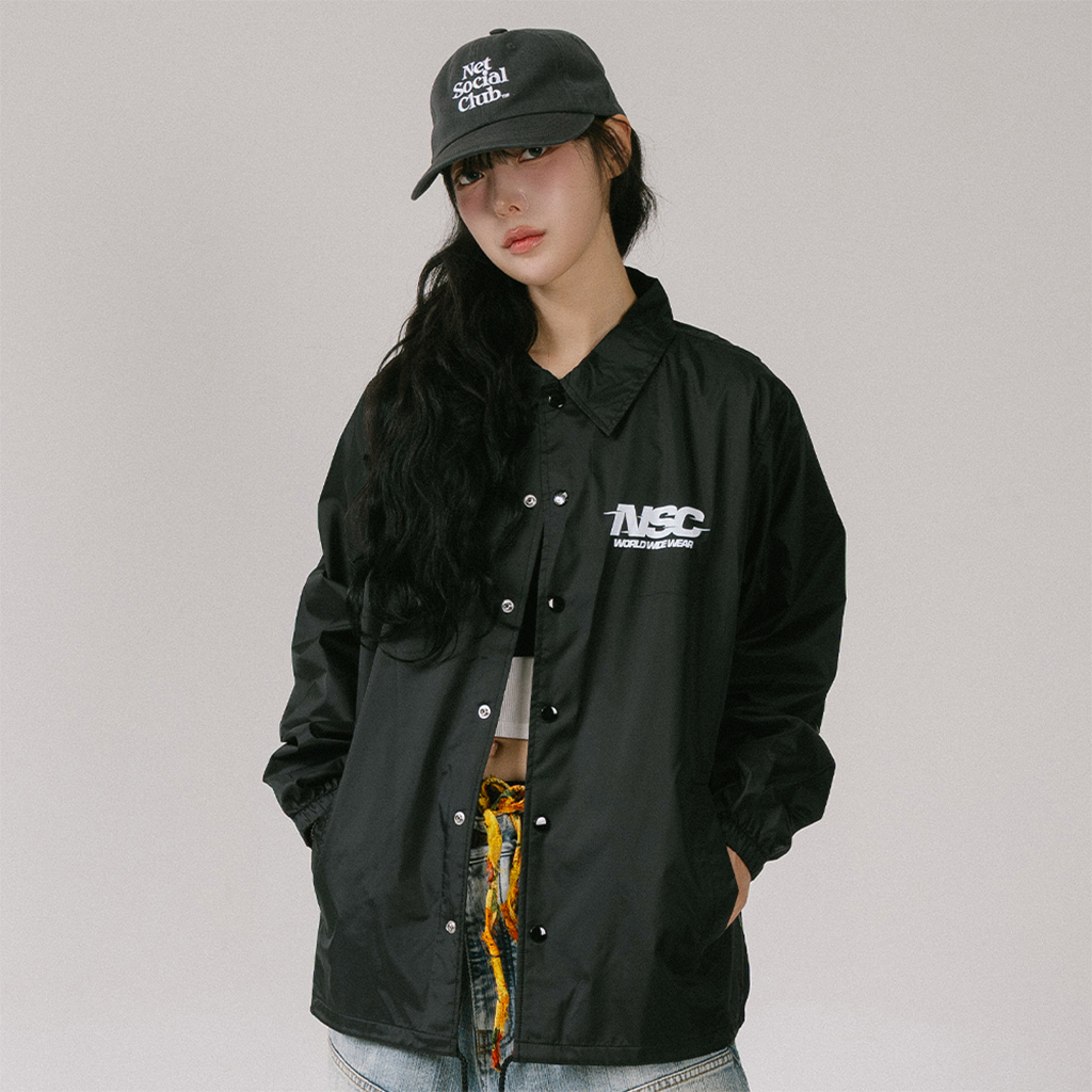 NSC COACH JACKET (BLACK)