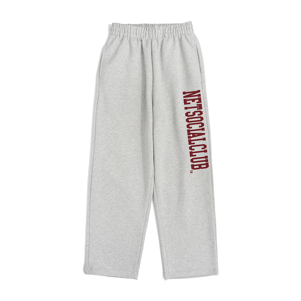 STRAIGHT LOGO STRAIGHT SWEATPANTS (MELANGE)