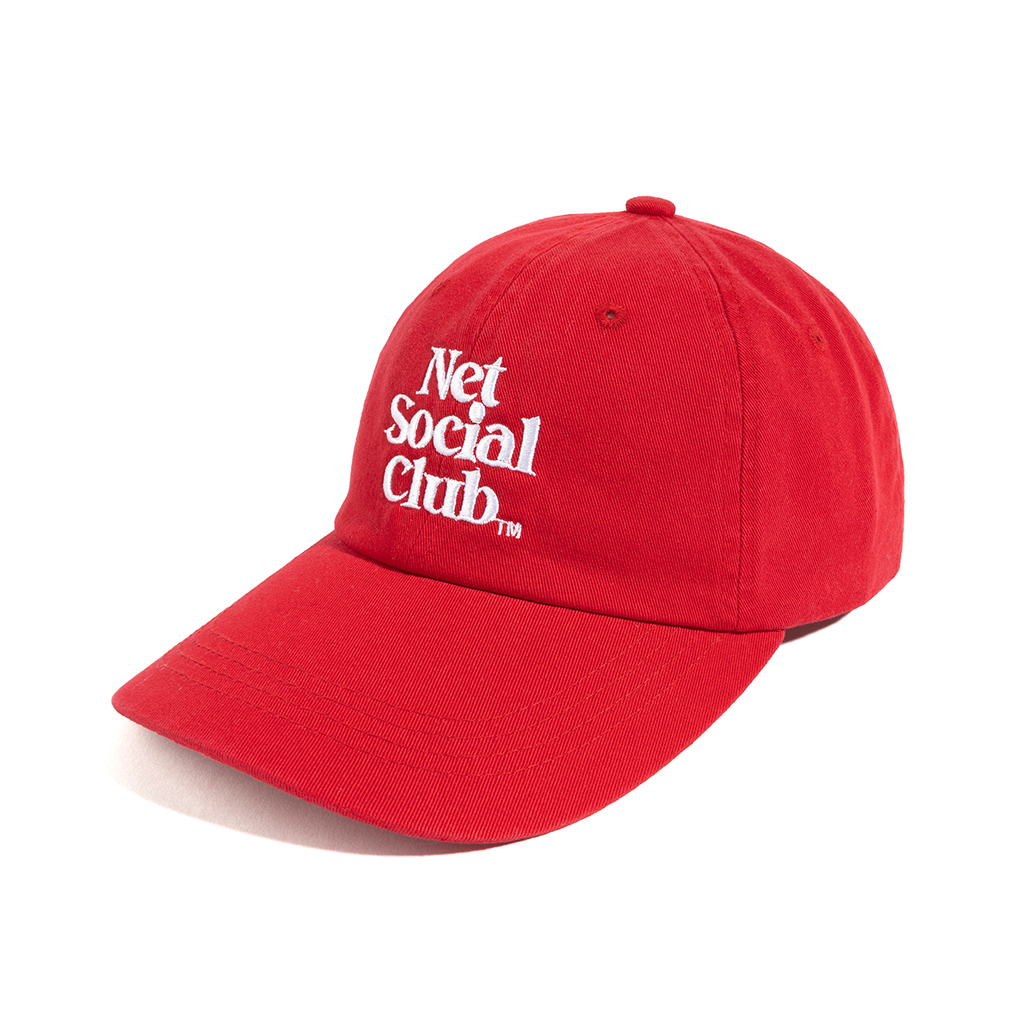 OG LOGO WASHED CAP (RED)