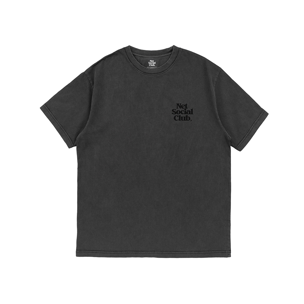 SMALL LOGO PIGMENT TEE (BLACK)