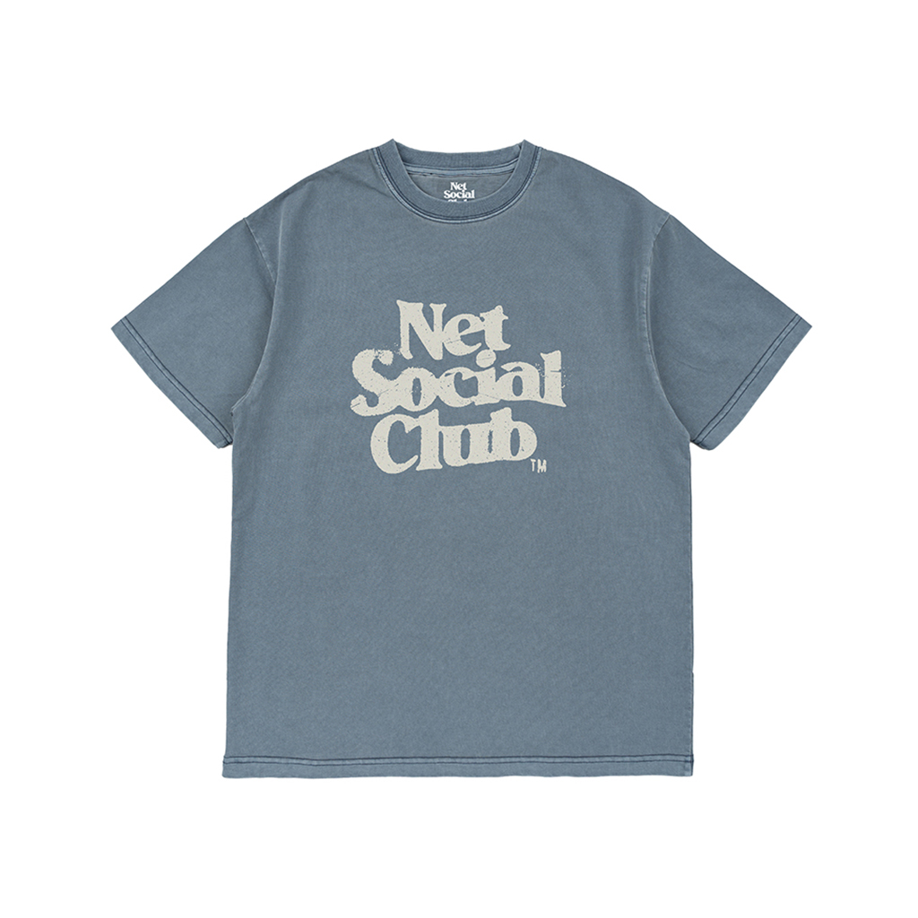 VINTAGE LOGO PIGMENT TEE (SLATE)