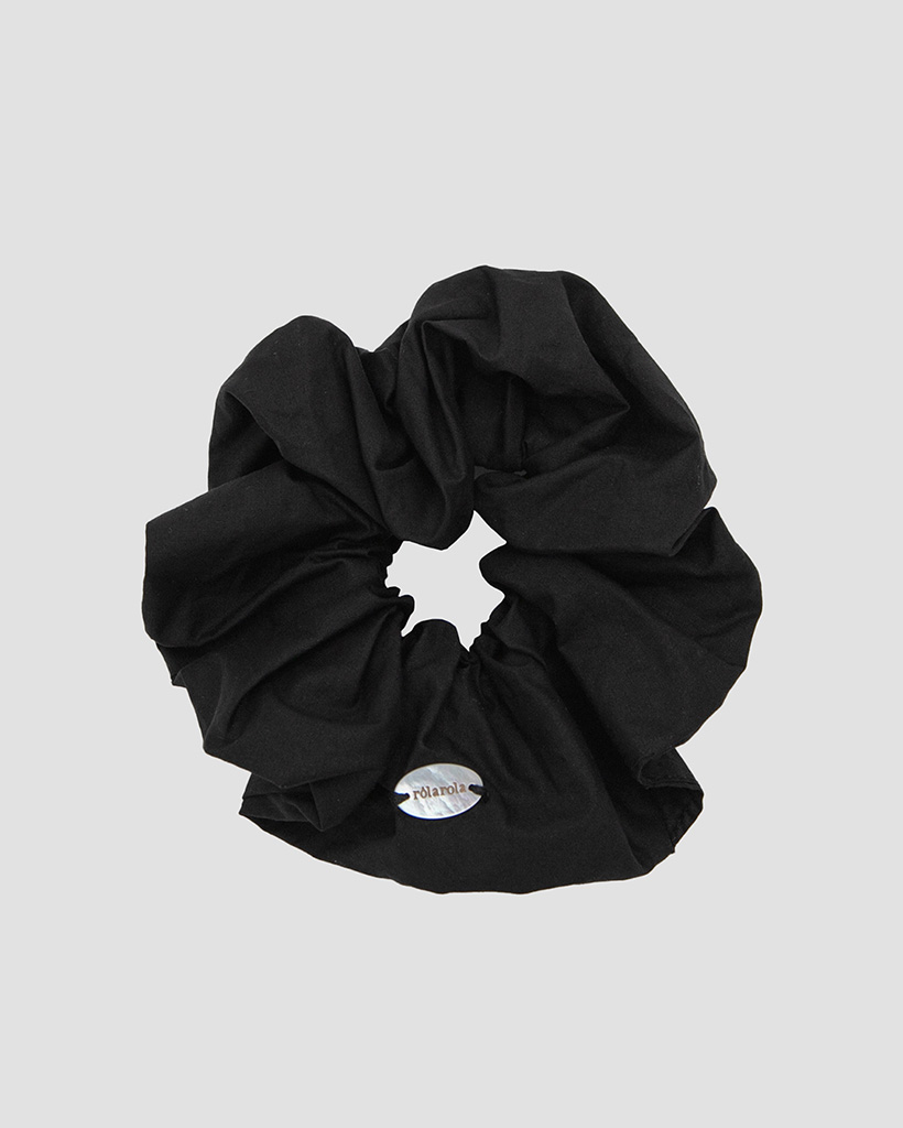 NUBASIC HAIR SCRUNCHIE BLACK