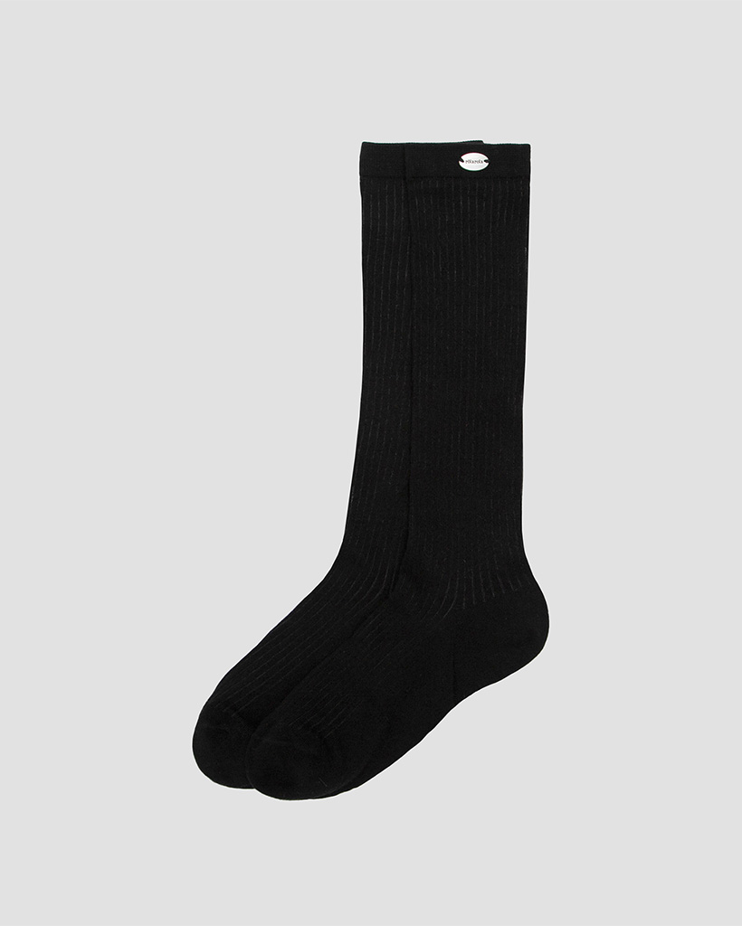 NUBASIC SEE-THROUGH LONG SOCKS BLACK