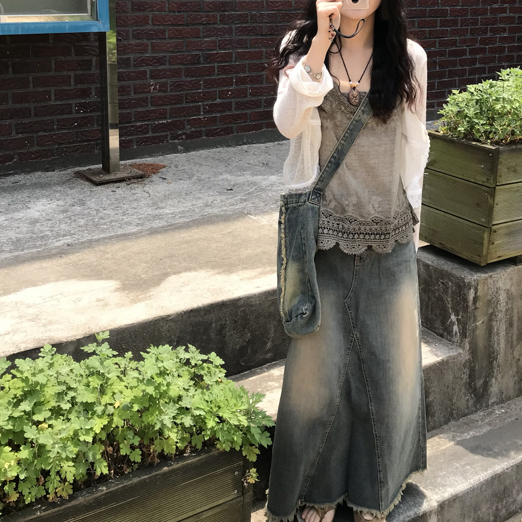 ヴィンテージロングスカート | ファッション通販サイト NUGU 