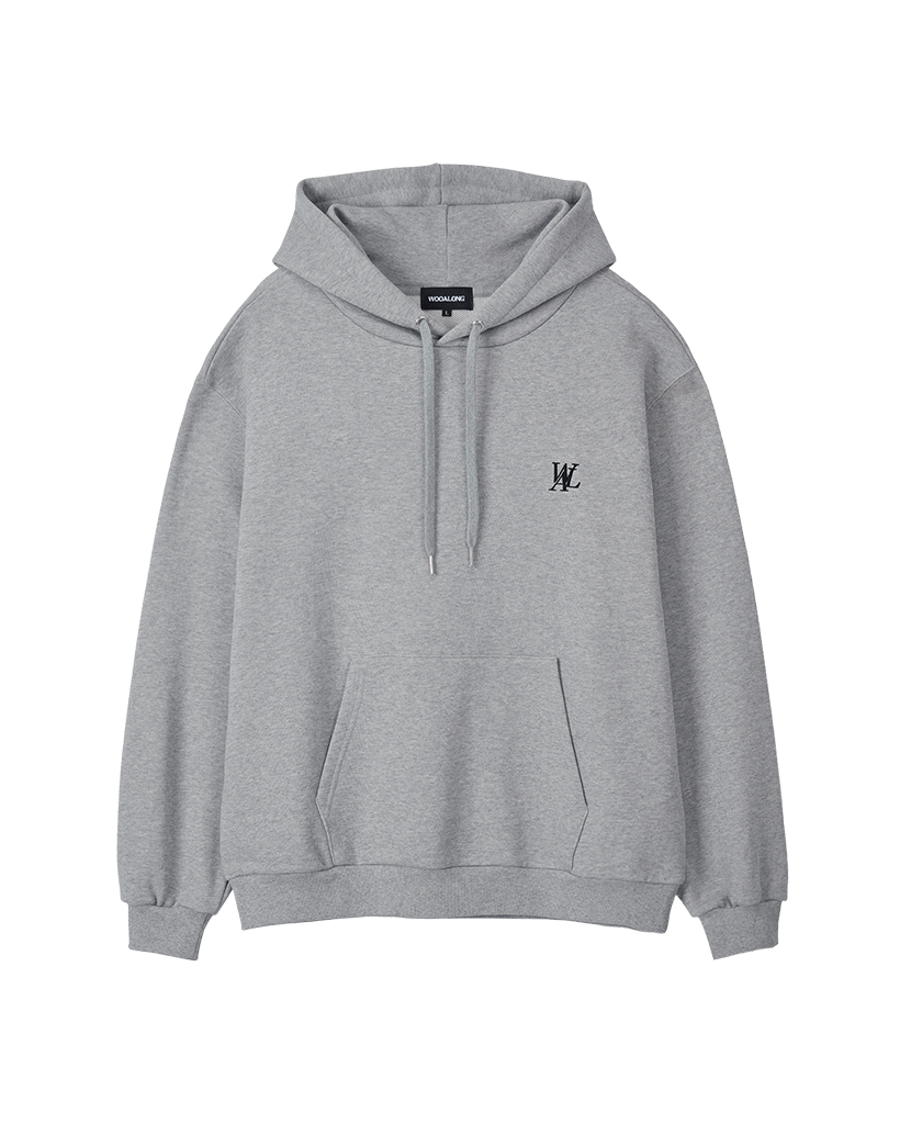 [K-POPアイドル着用] Signature standard hoodie - GREY