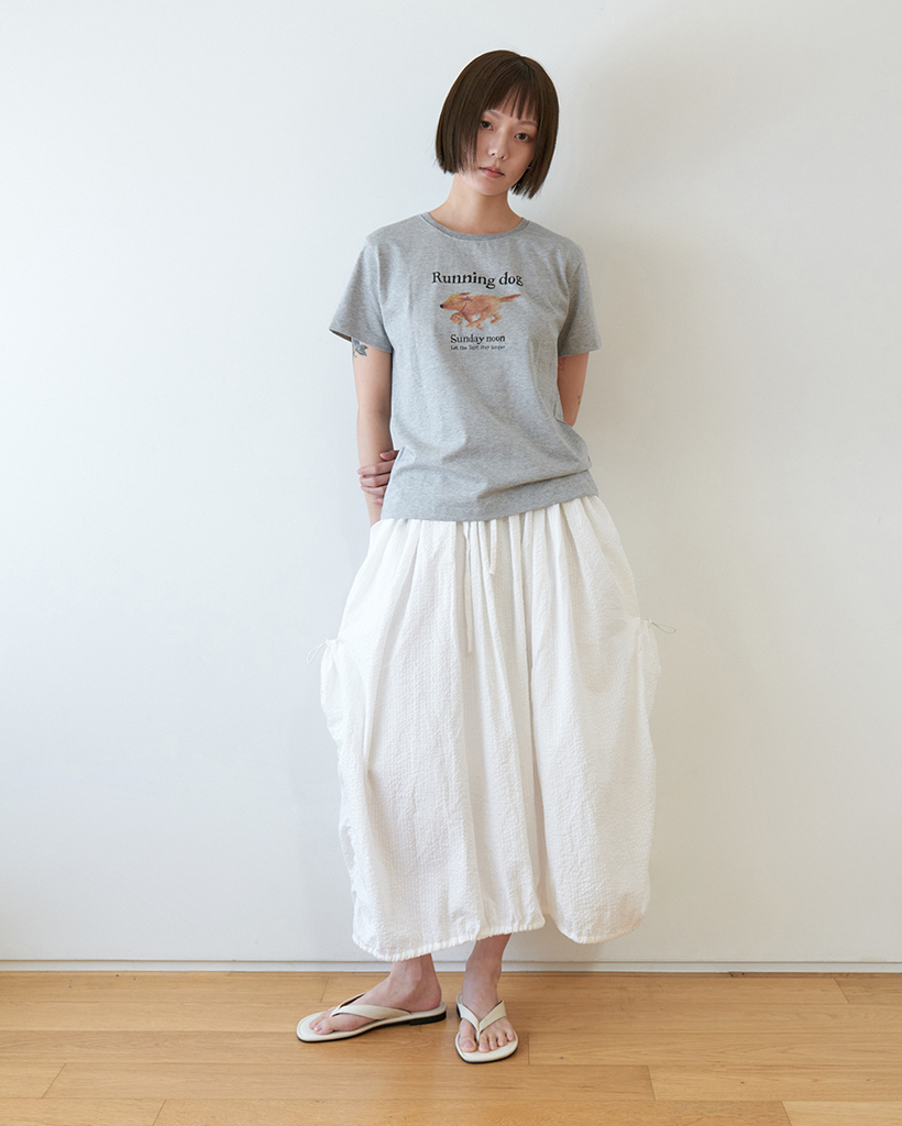★SATUR★Ｗ's Padded Balloon Cargo Skirt★Aラインスカート★ セール】Balloon form skirt バルーンフォルムスカート