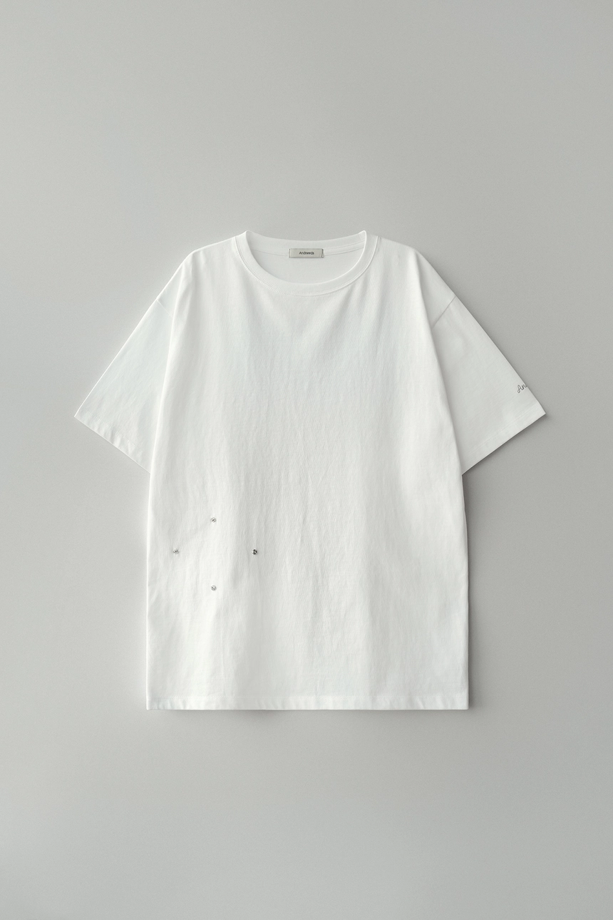 Naro snap half tee (white)1.jpg