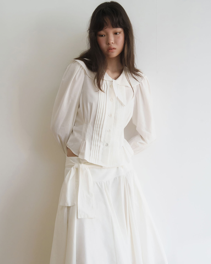 Ninetta Blouse Ivory