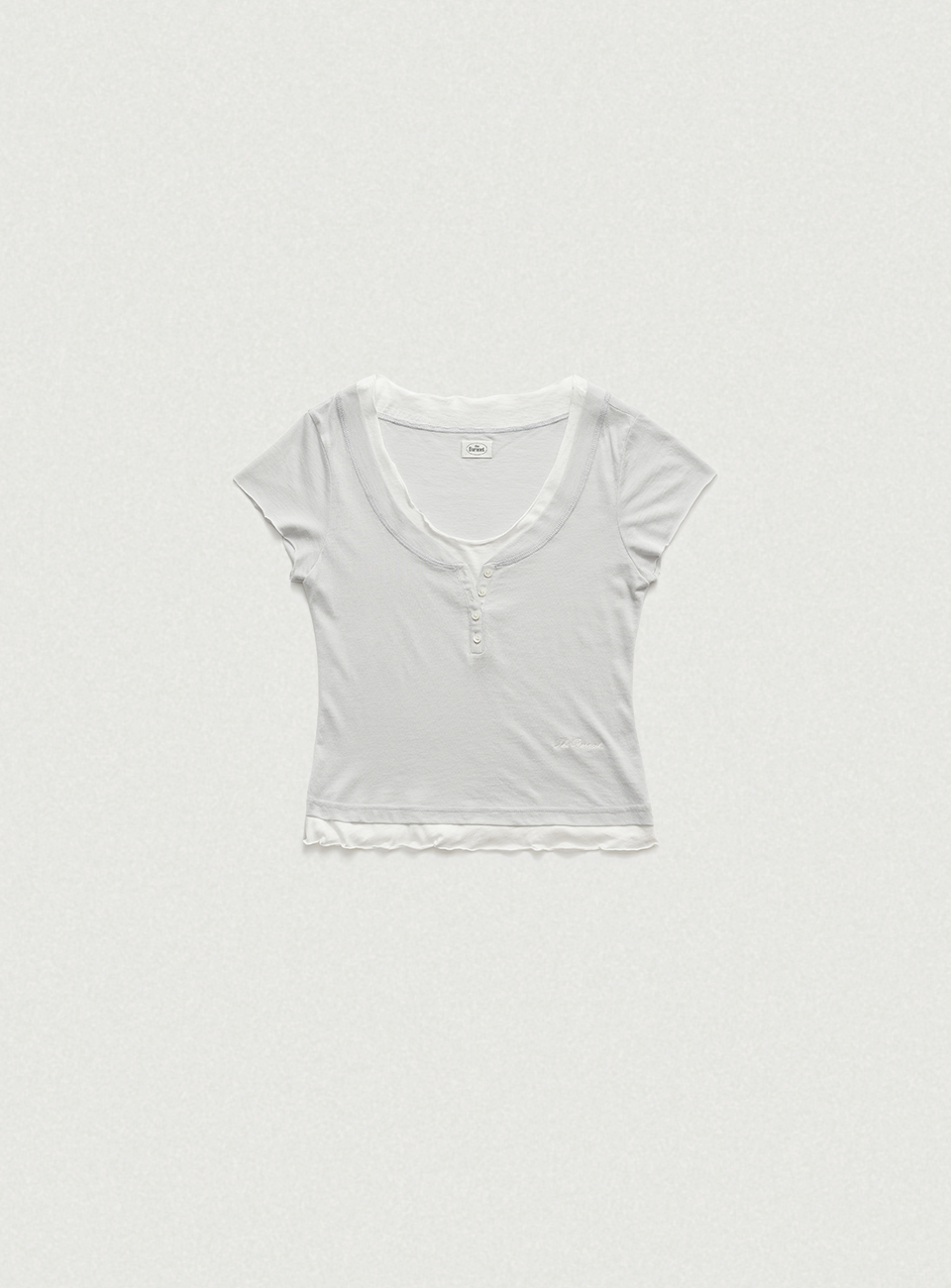 Noah Slim Layered Tee_Light Blue | ファッション通販サイト NUGU