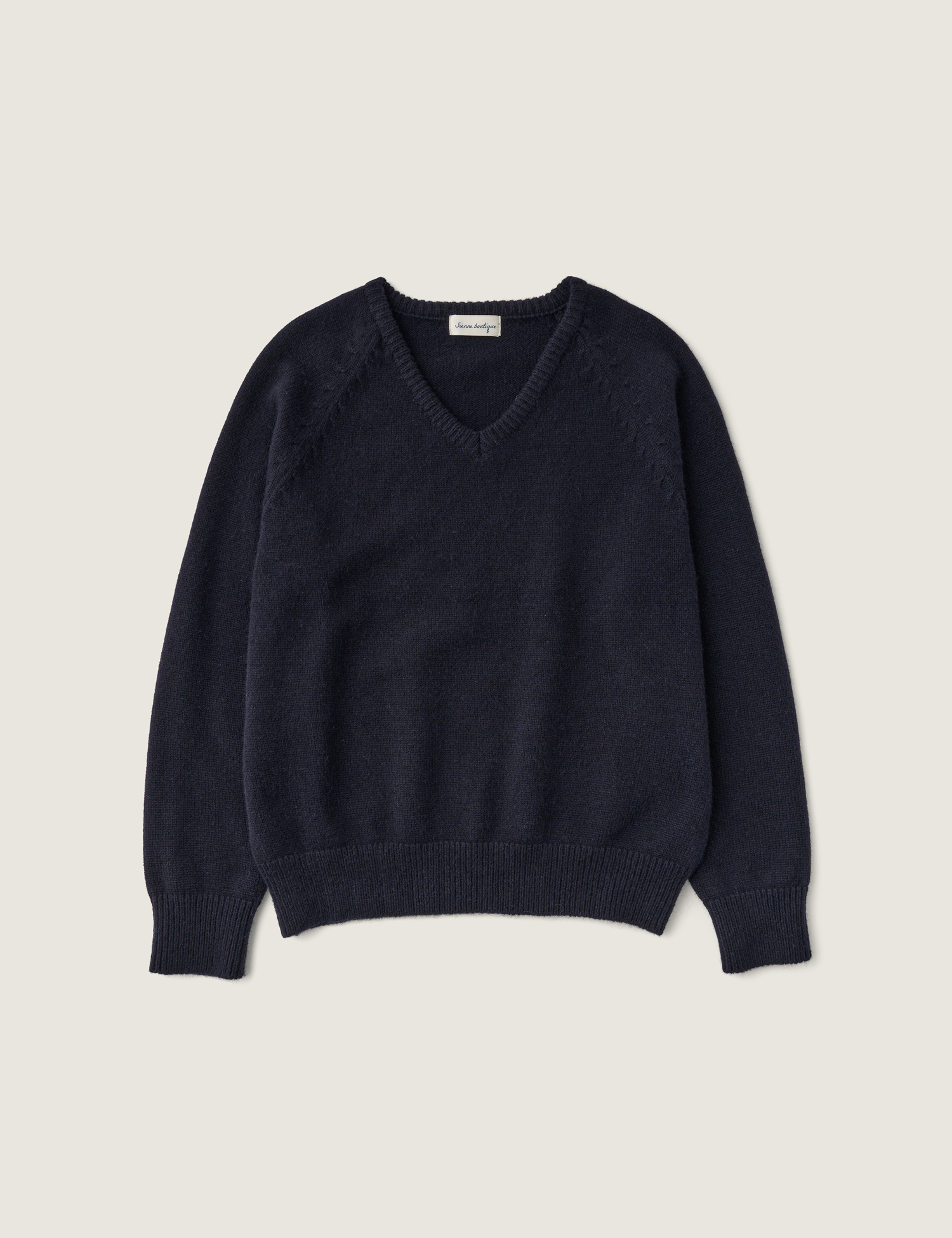 【購入特典】[yuchan x SIENNE] Nova Baby Alpaca Sweater (Navy)