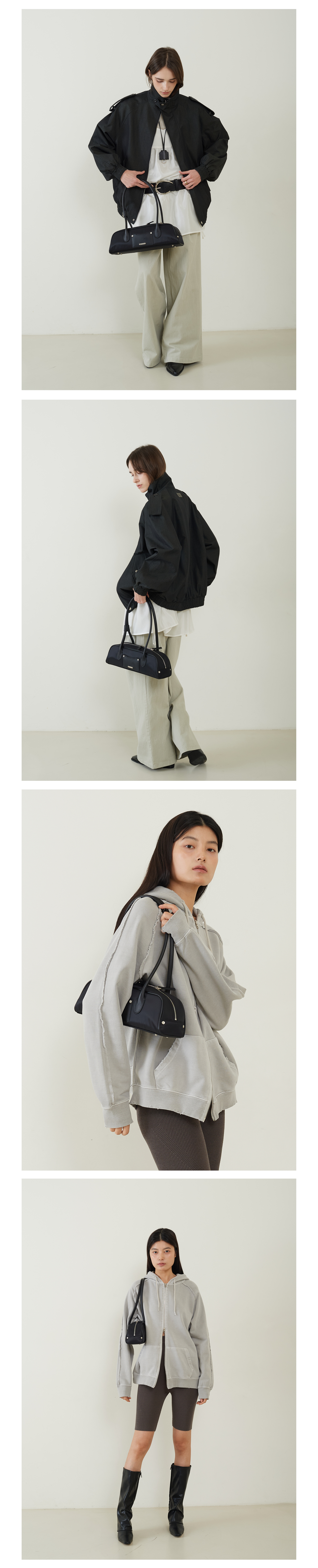 Nylon Baguette Bag Black | ファッション通販サイト NUGU