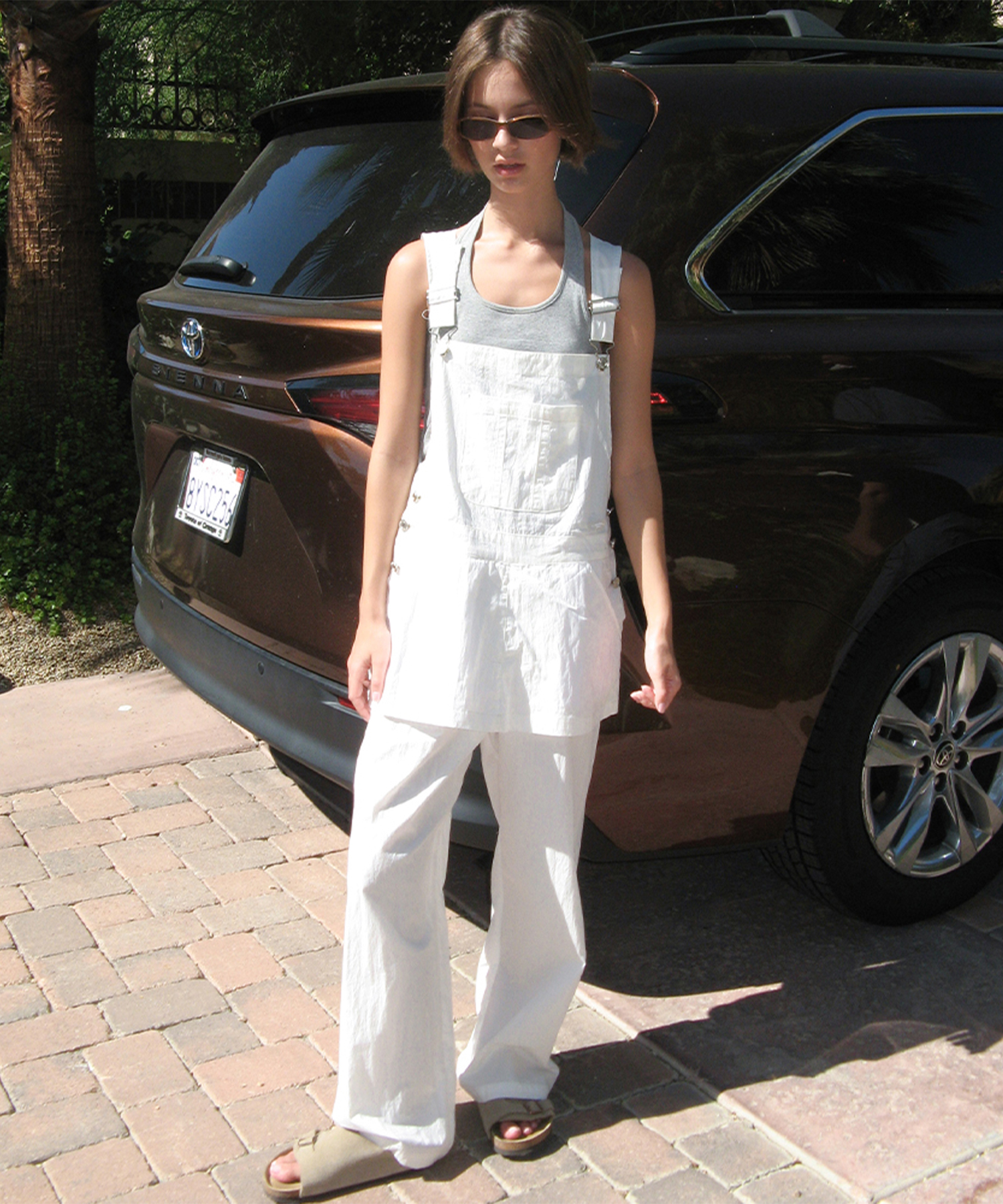 Nylon Combi Overall - Ivory