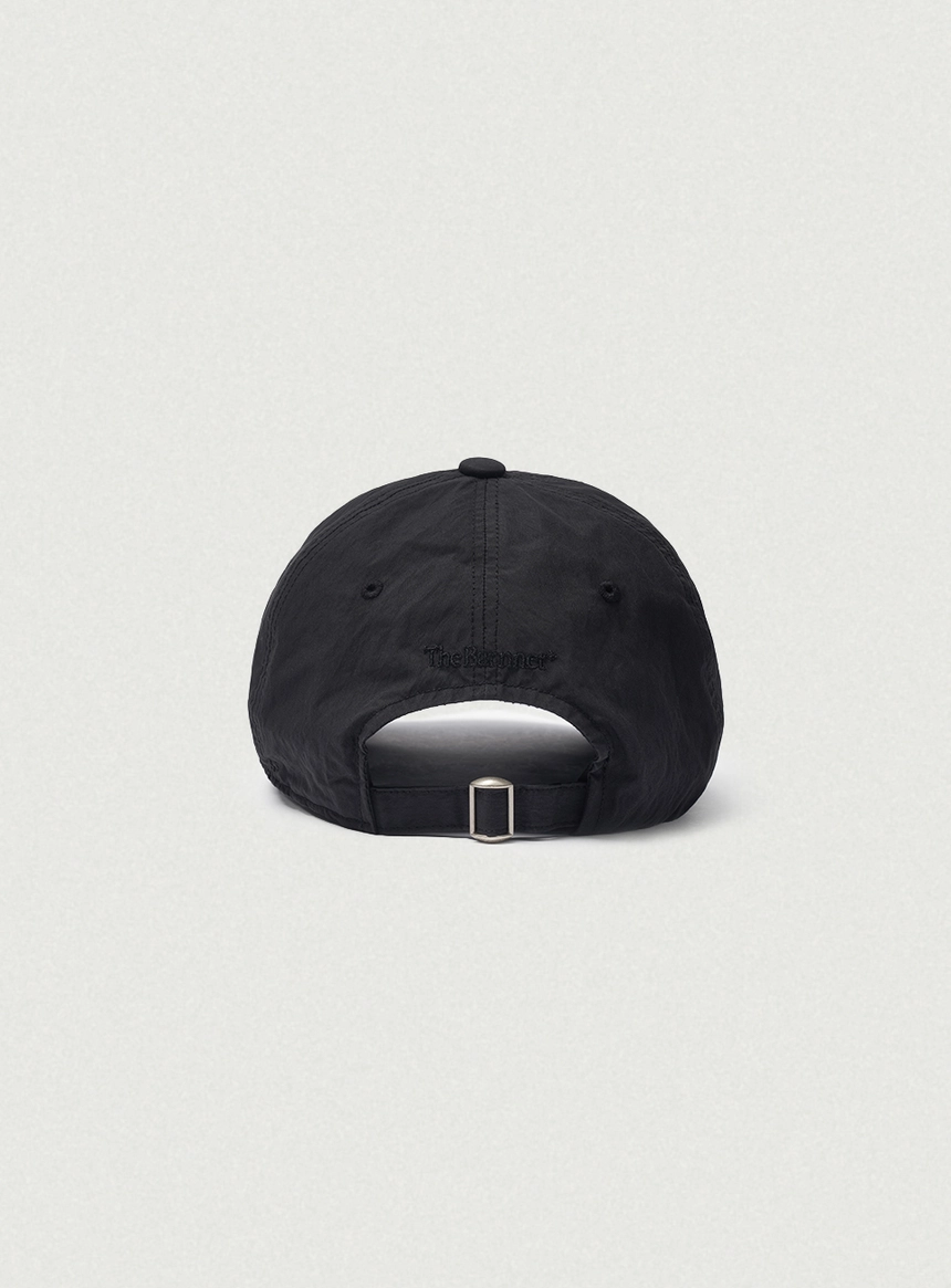 Nylon Stitch Logo Ball Cap_Black_03.jpg