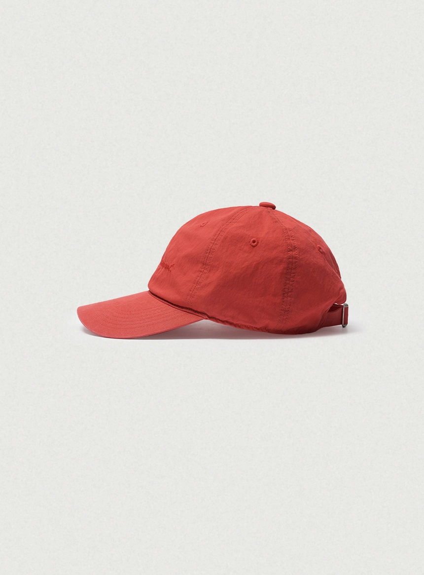 Nylon Stitch Logo Ball Cap_Red_02.jpg