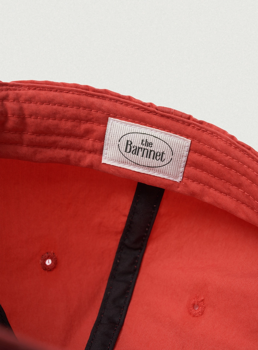 Nylon Stitch Logo Ball Cap_Red_05.jpg