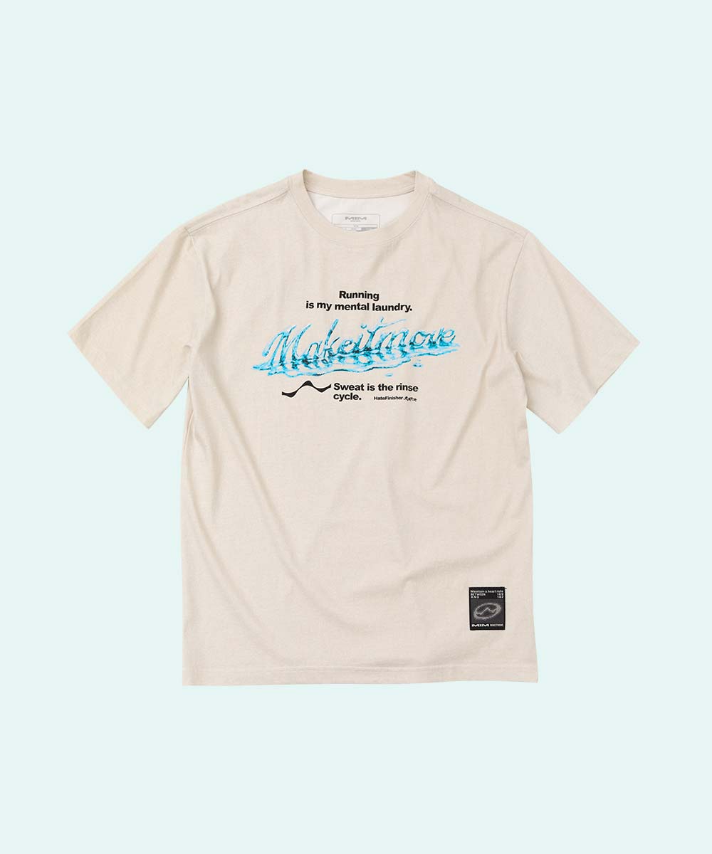 MIM Sweat Pooling T-shirts Cream