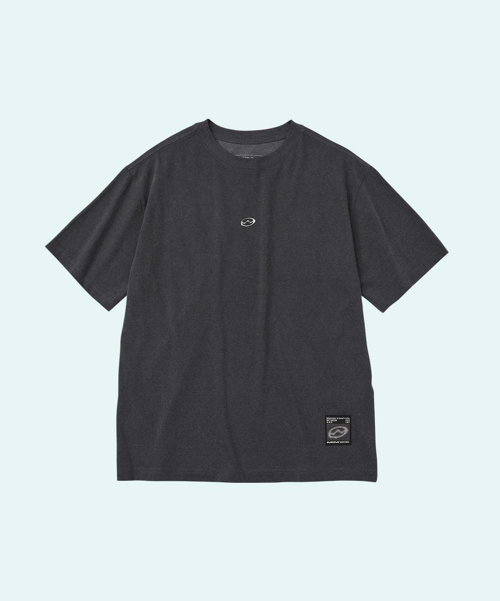 MIM Ston Chain T-shirts Charcoal Grey