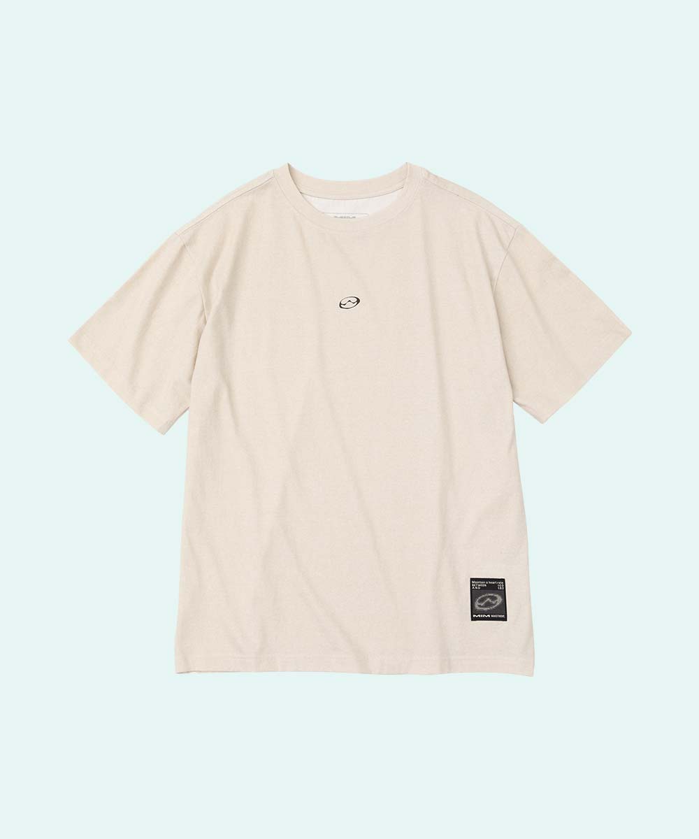 MIM Ston Chain T-shirts Cream