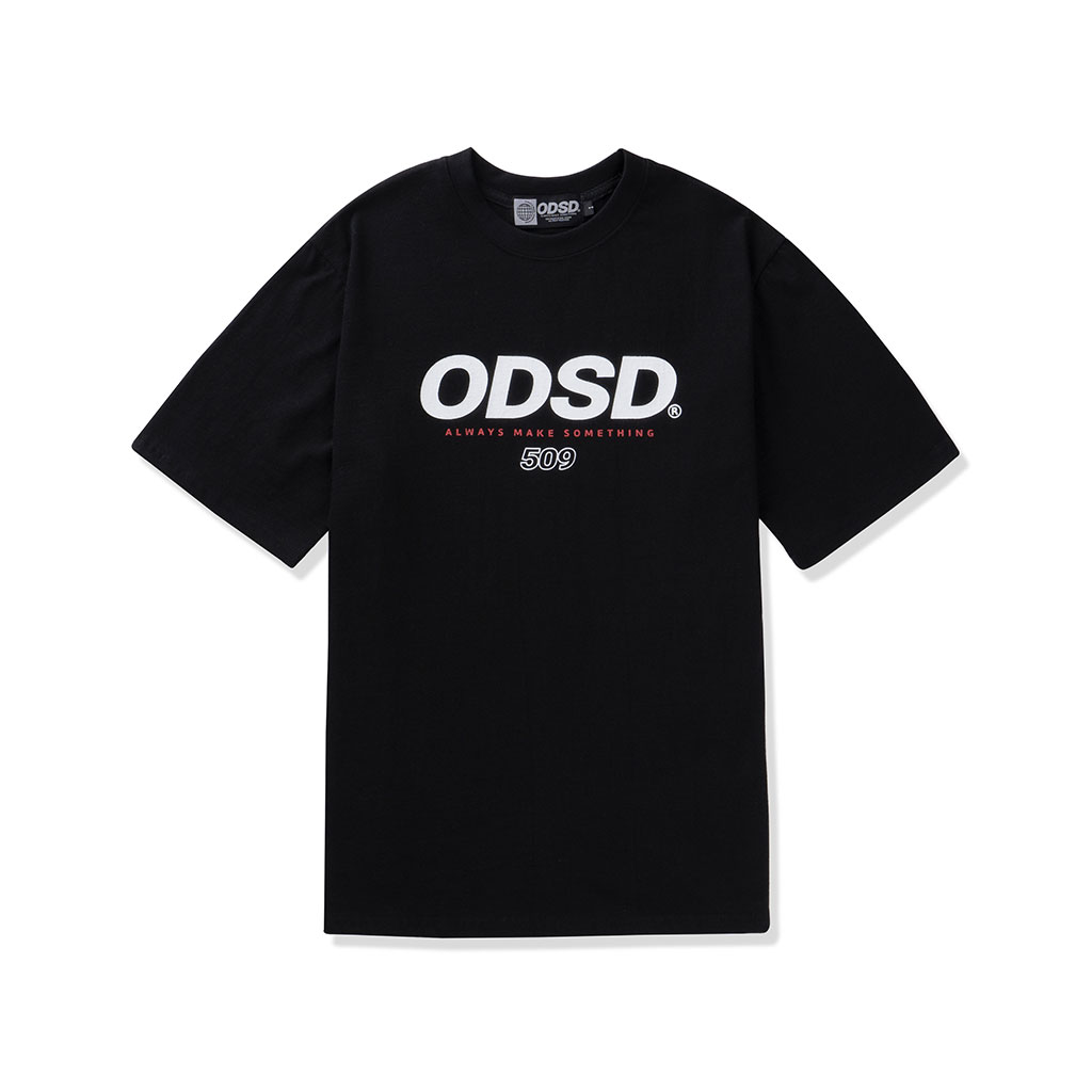 [K-POPアイドル着用] ODSD LOGO T-shirt - BLACK