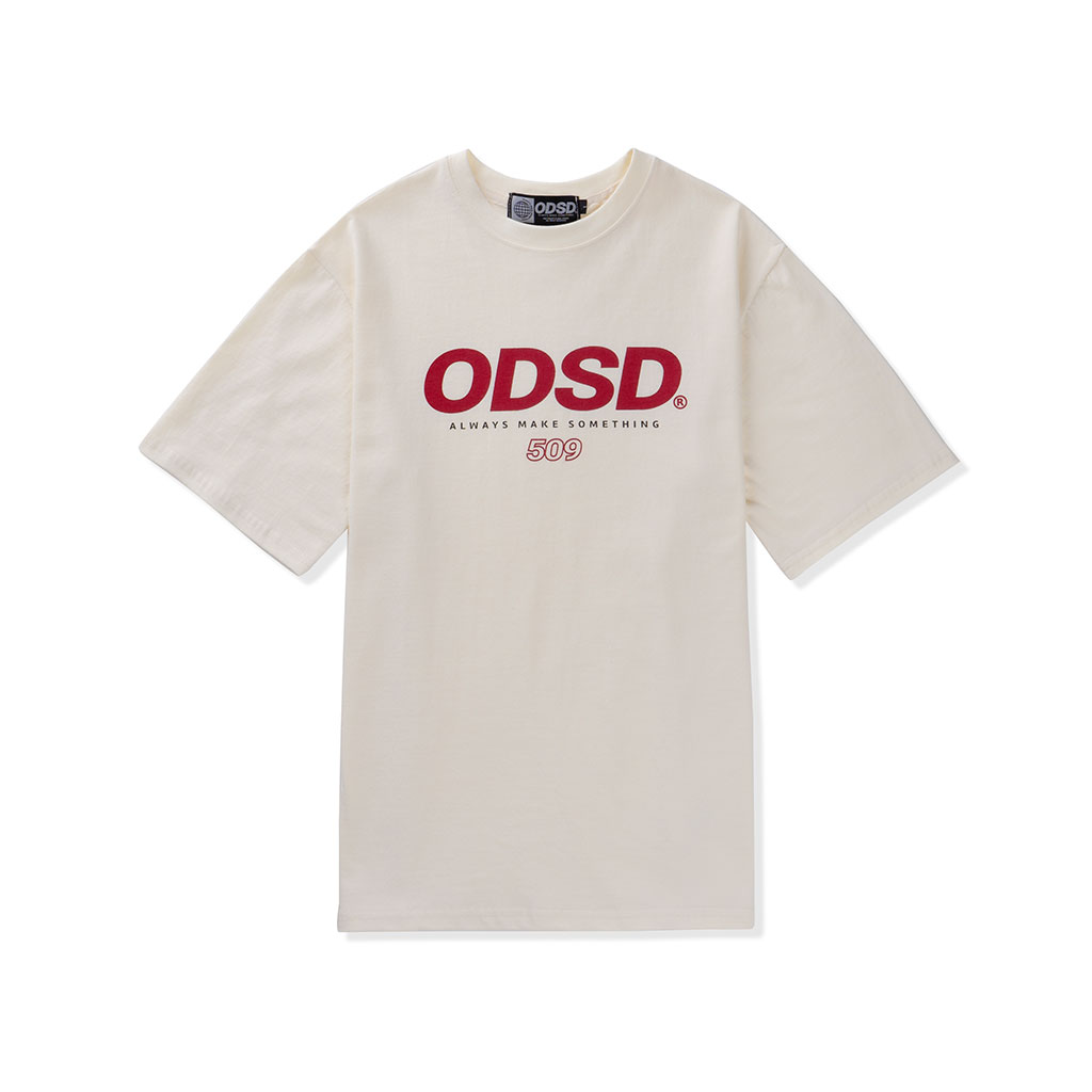 [K-POPアイドル着用] ODSD LOGO T-shirt - IVORY
