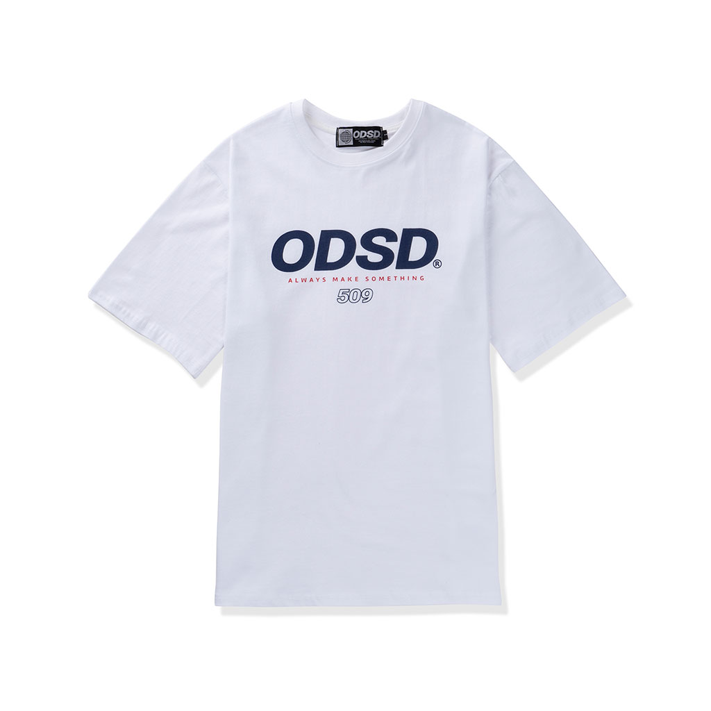 [K-POPアイドル着用] ODSD LOGO T-shirt - WHITE