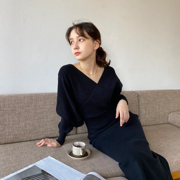 cache-coeur lady knit op