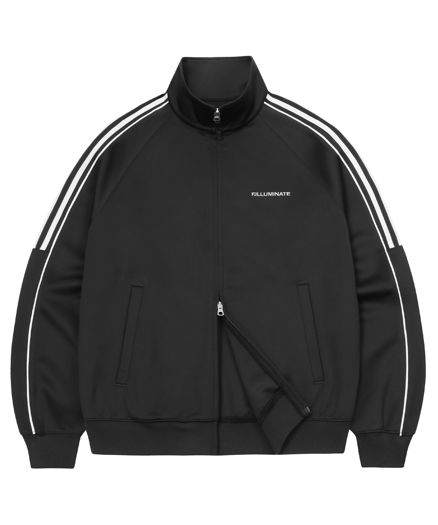 Urban Basic Track Zip Up-Black | ファッション通販サイト NUGU