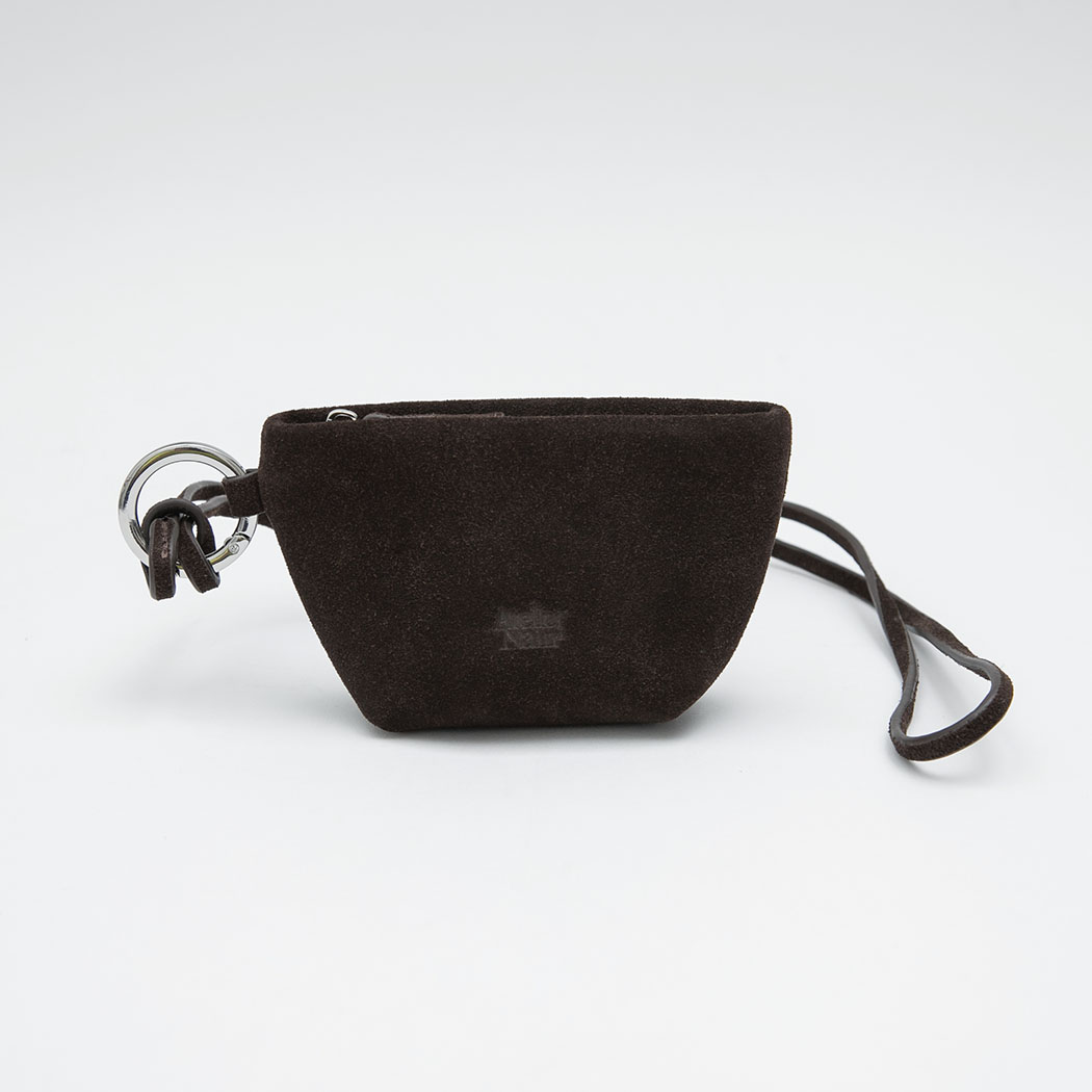 (Z-B-2473)ATELIER NAIN GOODS MINI SUEDE NECKACE BAG