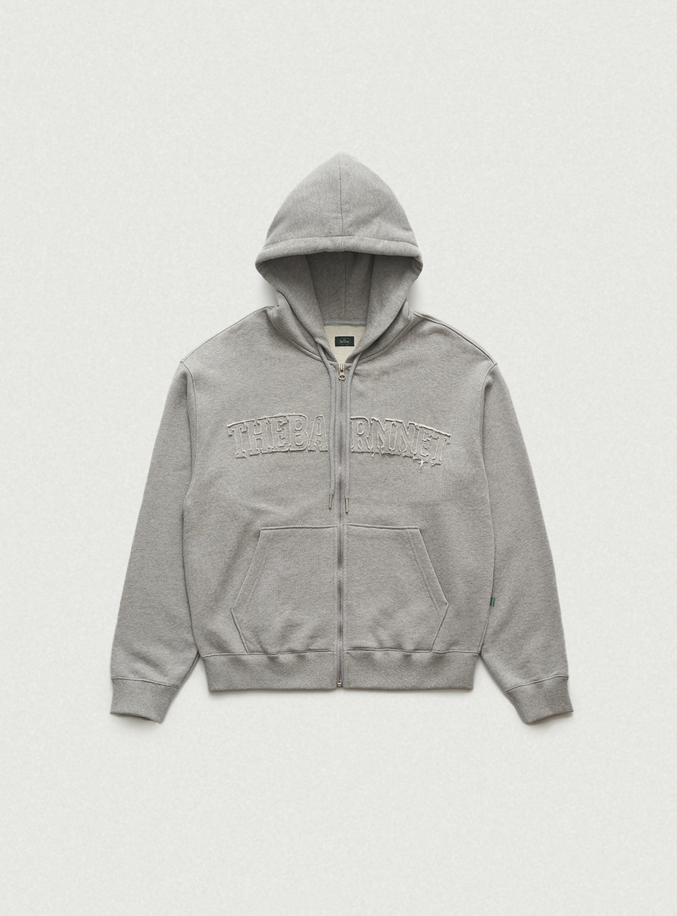 Oversized Forde Sweat Zip-Up Hoodie Jacket_Grey