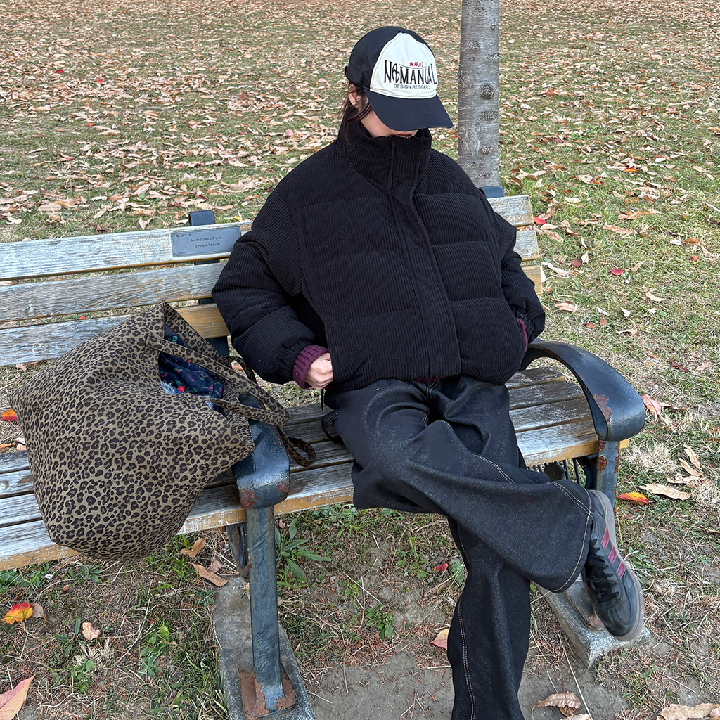  JEANS 【Sサイズ】 コーデュロイ ダウンジャケット ブラウン ダウンジャケット/コート（ブラウン/茶色系・コーデュロイ