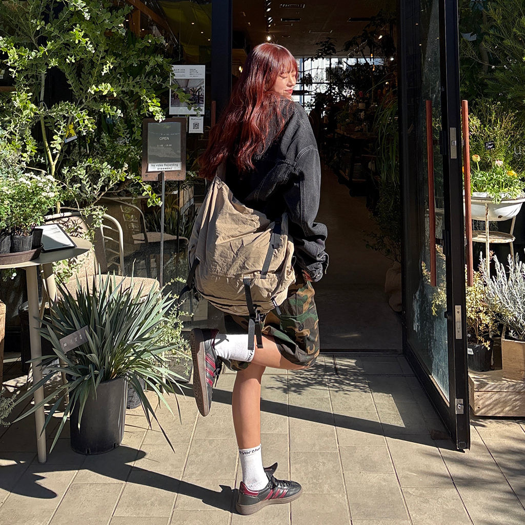 （ユニセックス）2WAYナイロンスリングバッグ