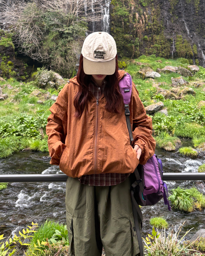 ユニセックス）ダブルジップウィンドブレーカーパーカー