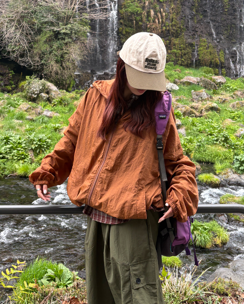 ユニセックス）ダブルジップウィンドブレーカーパーカー