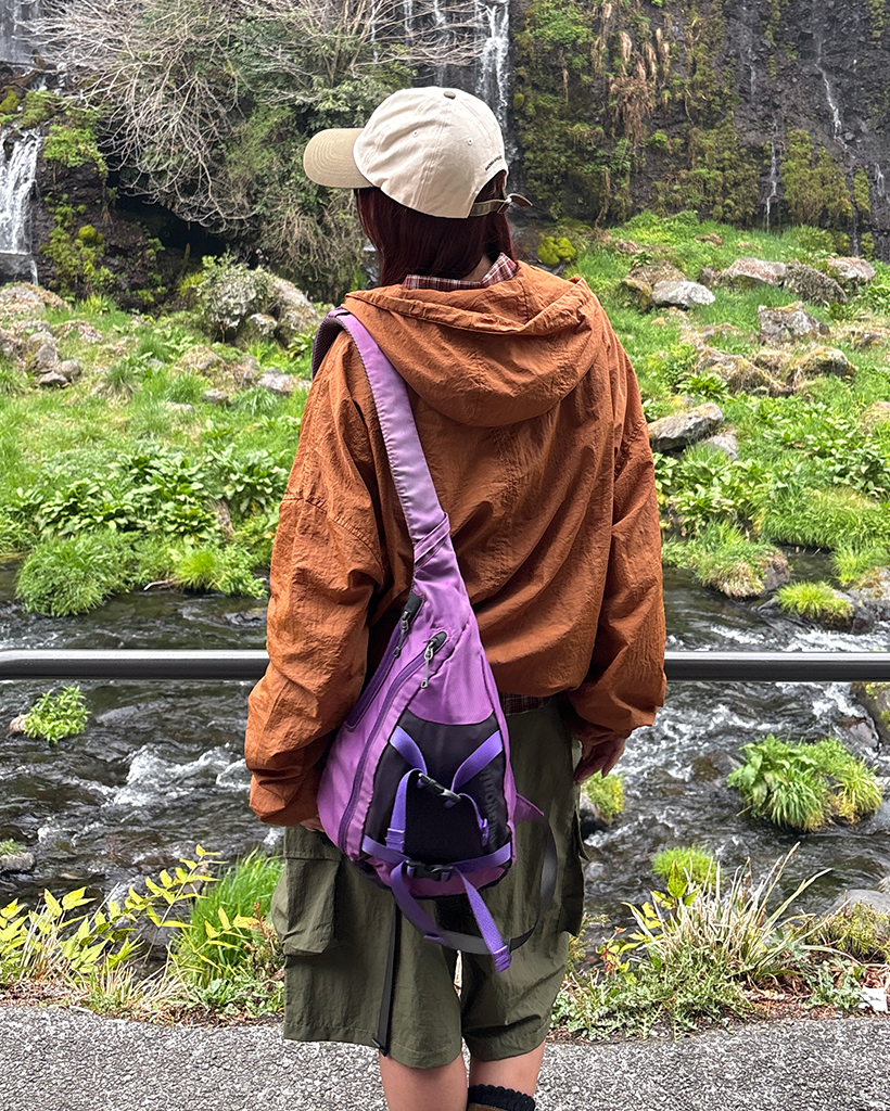 ユニセックス）ダブルジップウィンドブレーカーパーカー