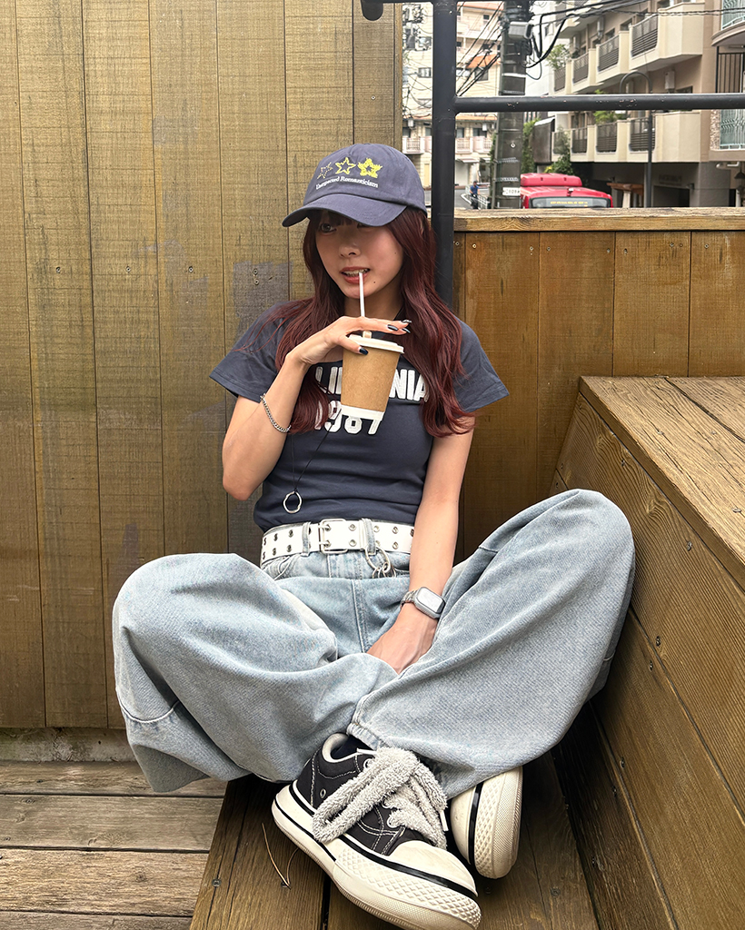 スリースターステッチキャップ | ファッション通販サイト NUGU