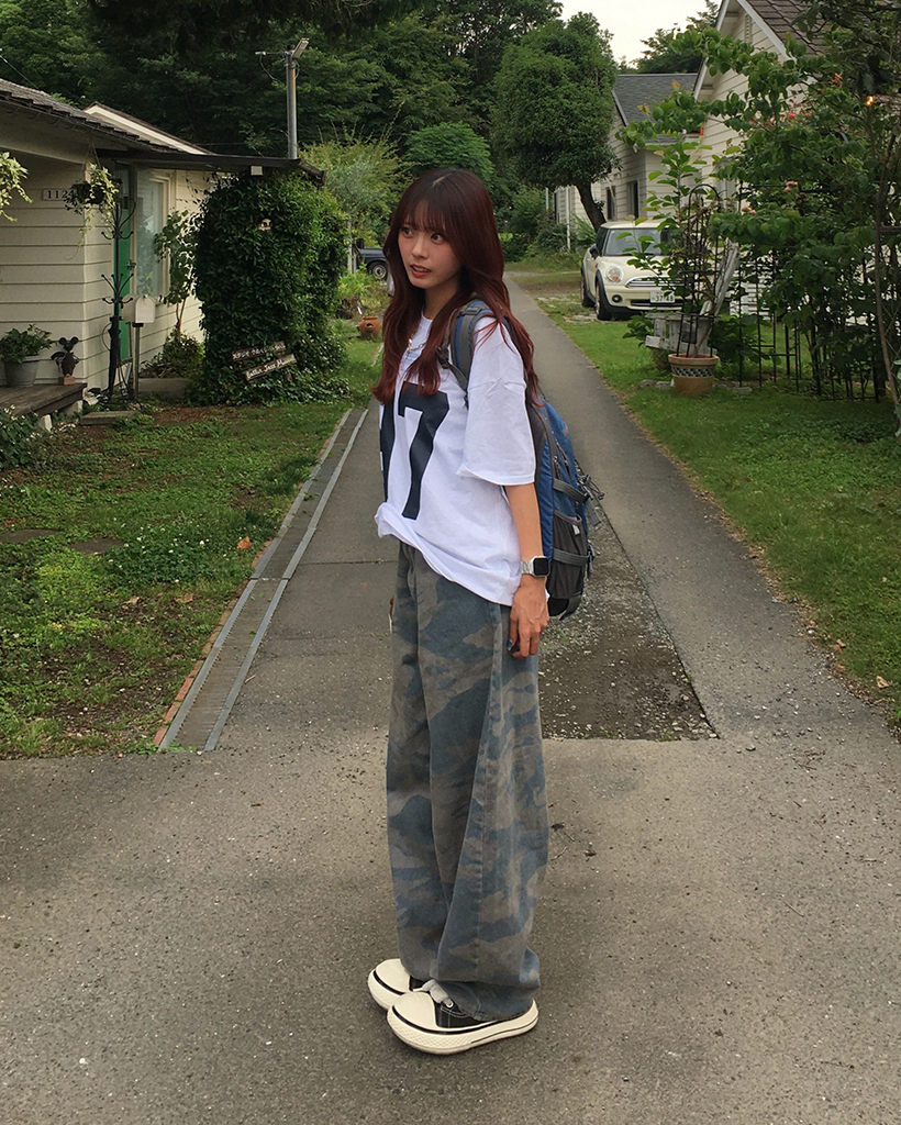 カモフラージュバルーンデニムパンツ | ファッション通販サイト NUGU